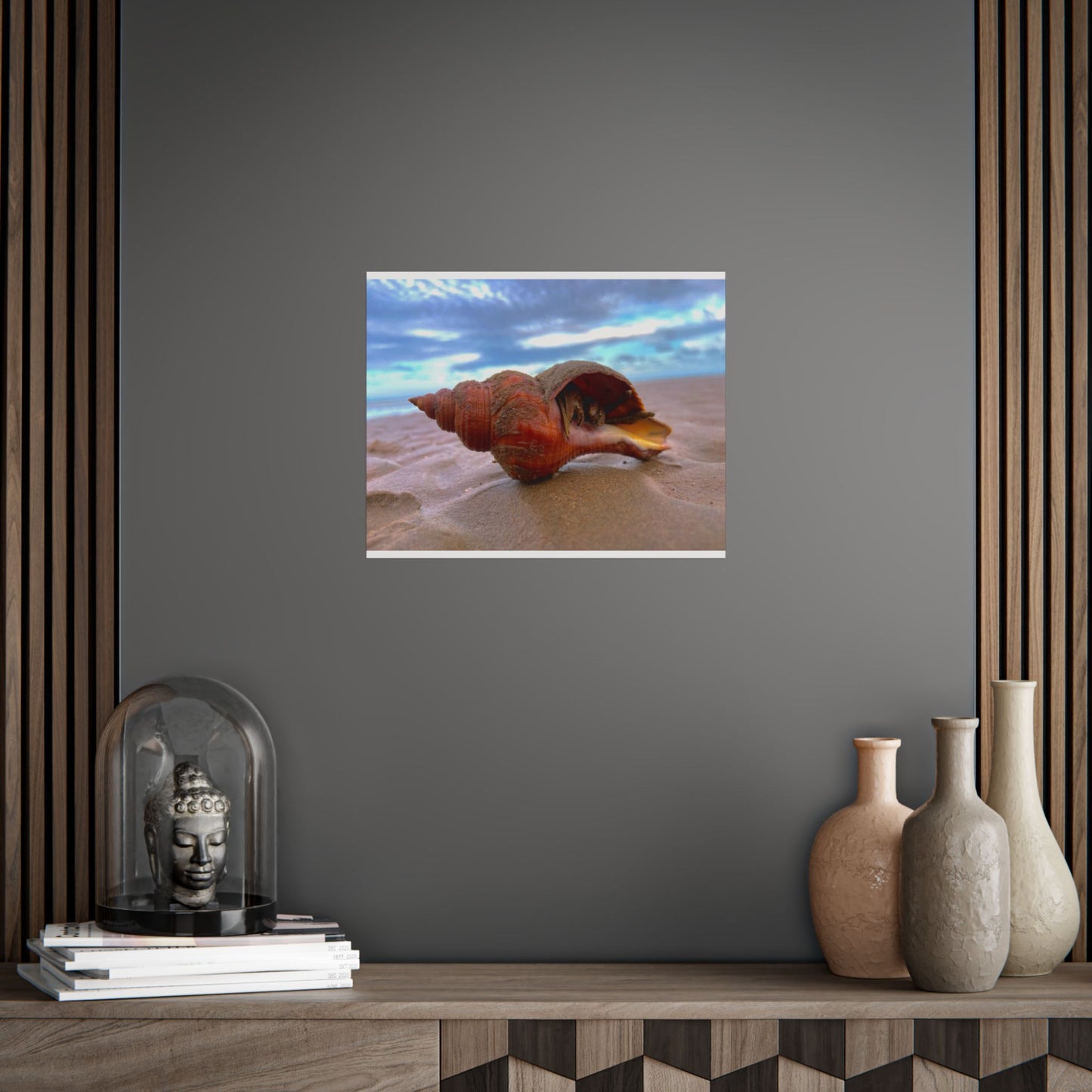Coastal Shell Unframed Poster - Beach Decor for Ocean Lovers