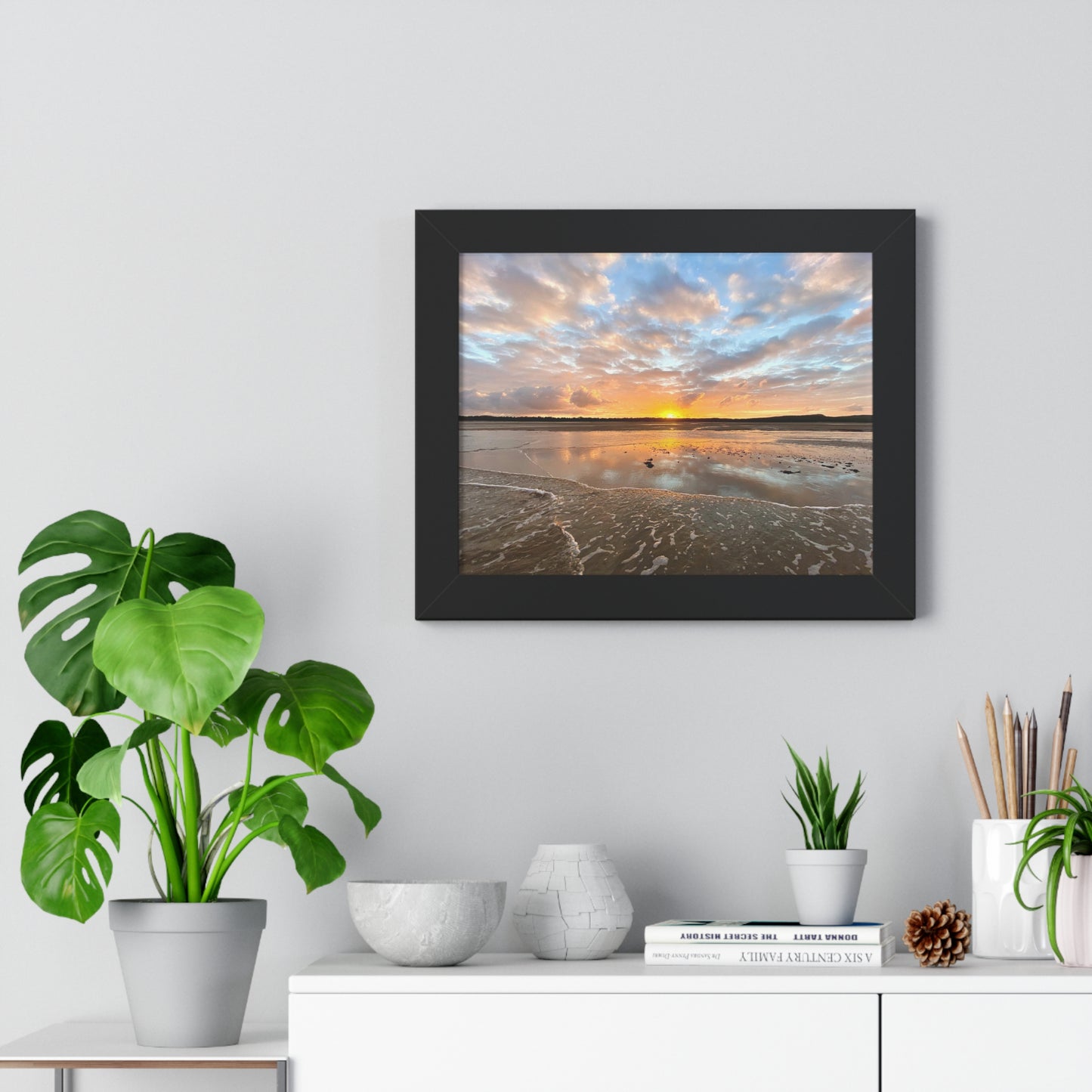 Beach Lovers range- Framed Horizontal Poster