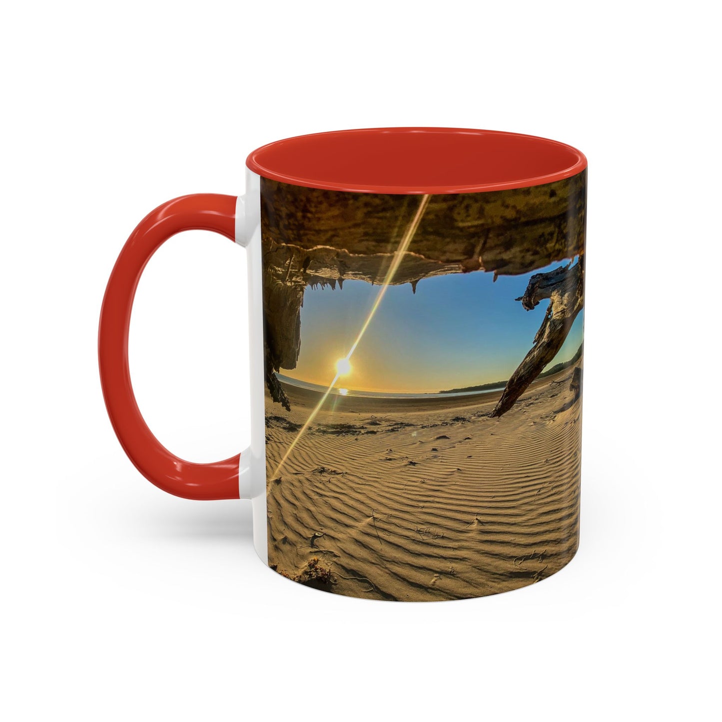 Purposely Wandering Accent Coffee Mug - Coastal Adventure Design - Perfect Gift for Nature Lovers