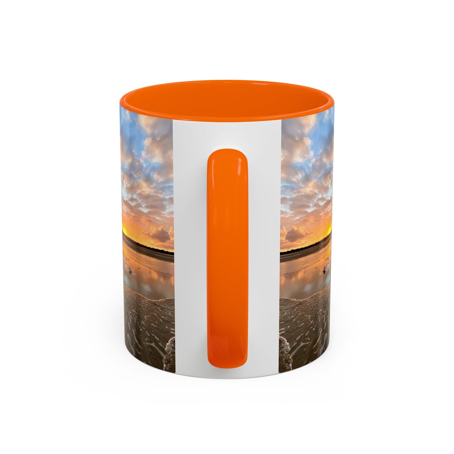 Purposely Wandering Coffee Mug - 11oz & 15oz with Sunset Beach Design