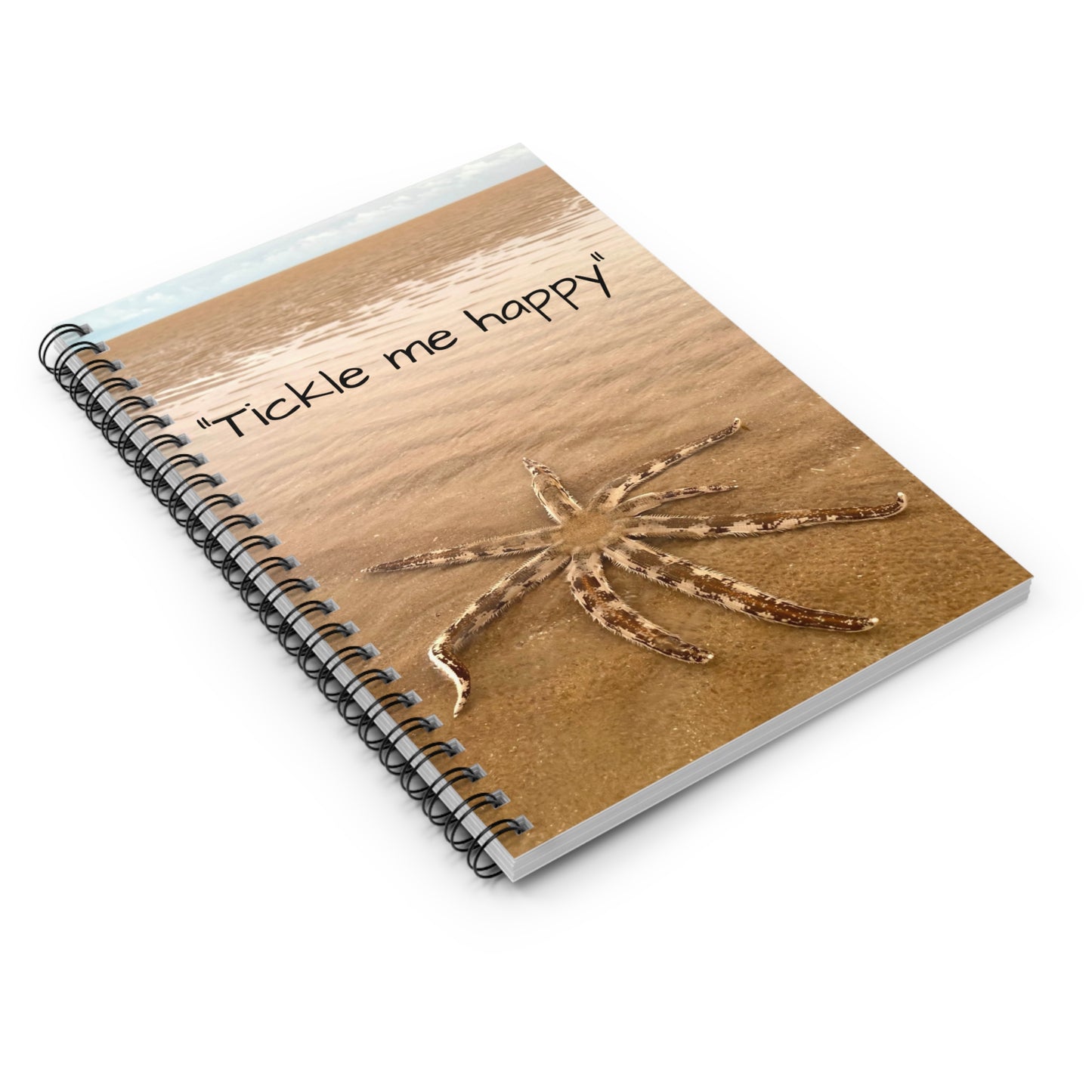 “Tickle me happy” Spiral Notebook - Ruled Line