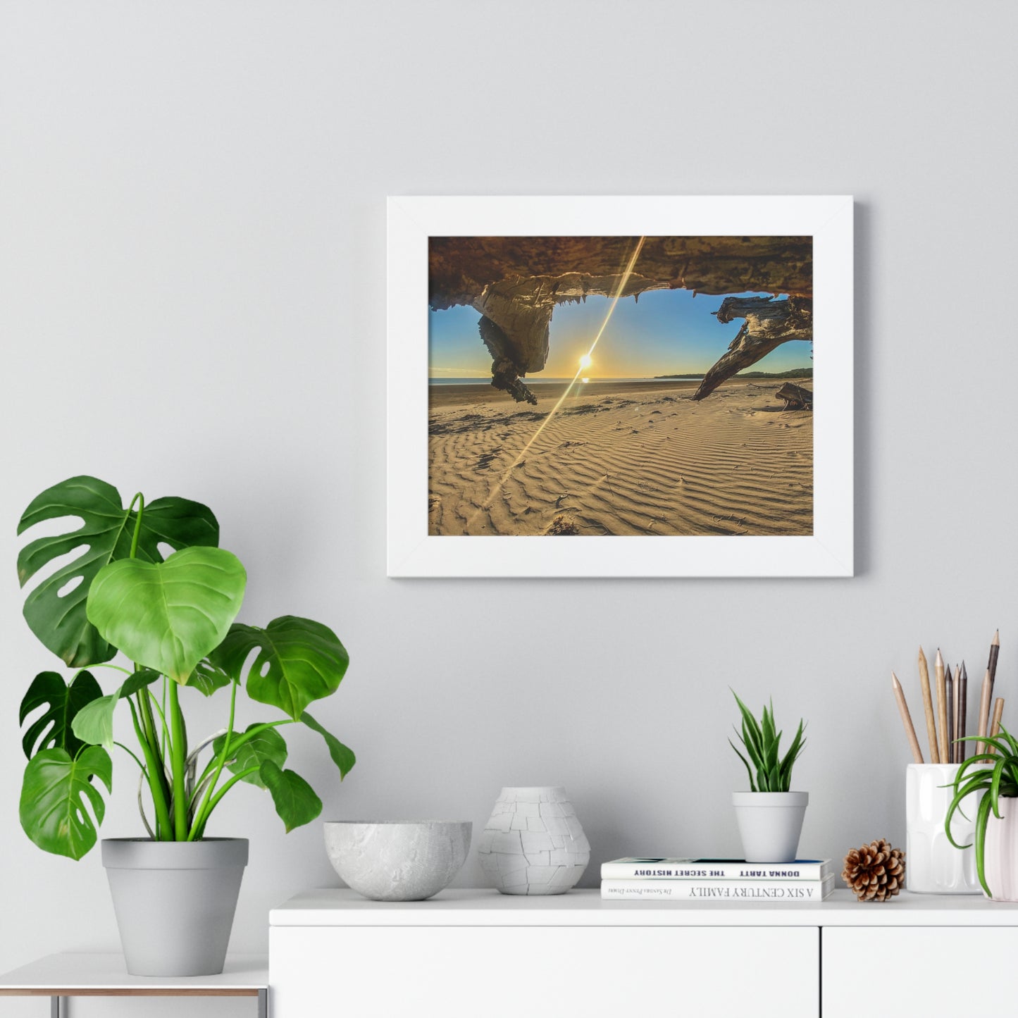 Beach Lovers range- Framed Horizontal Poster