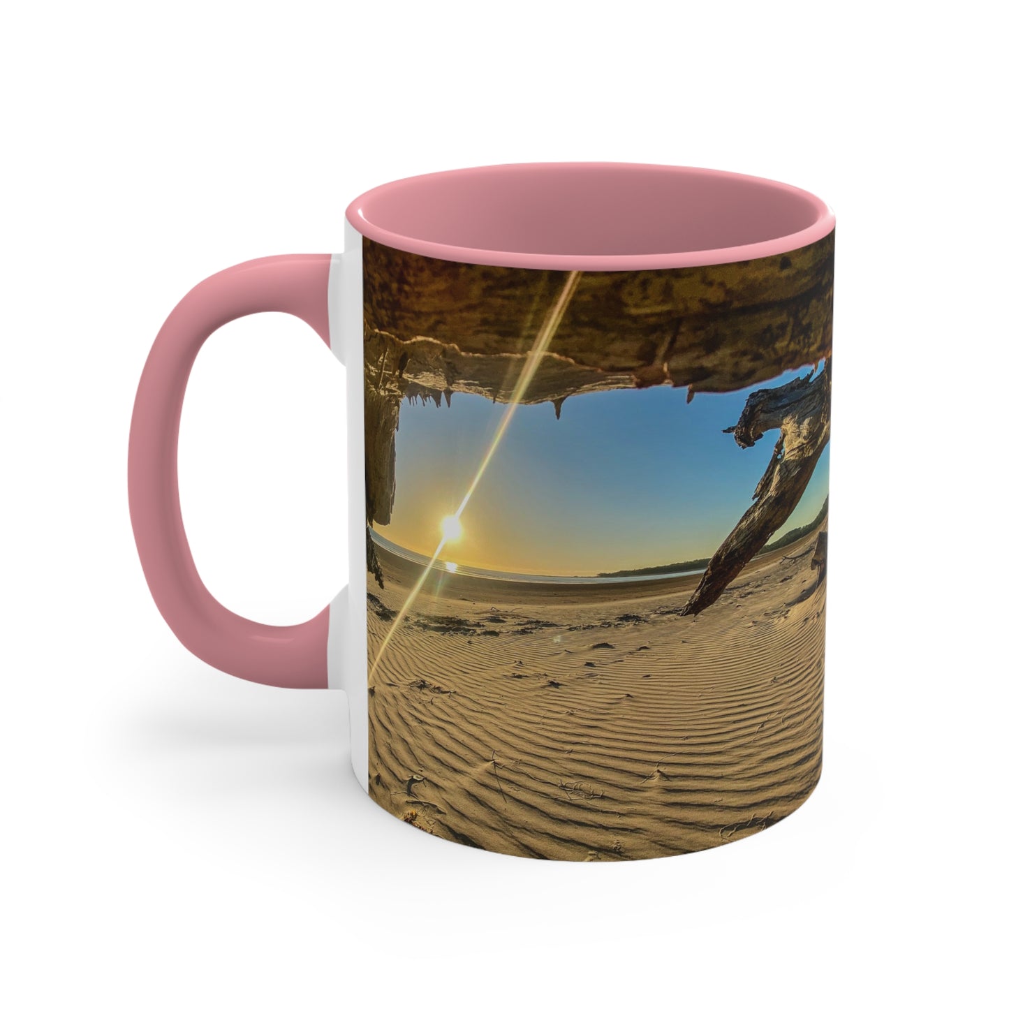 Beach Lovers range- AUD PRINT Colorful Accent Mugs, 11oz
