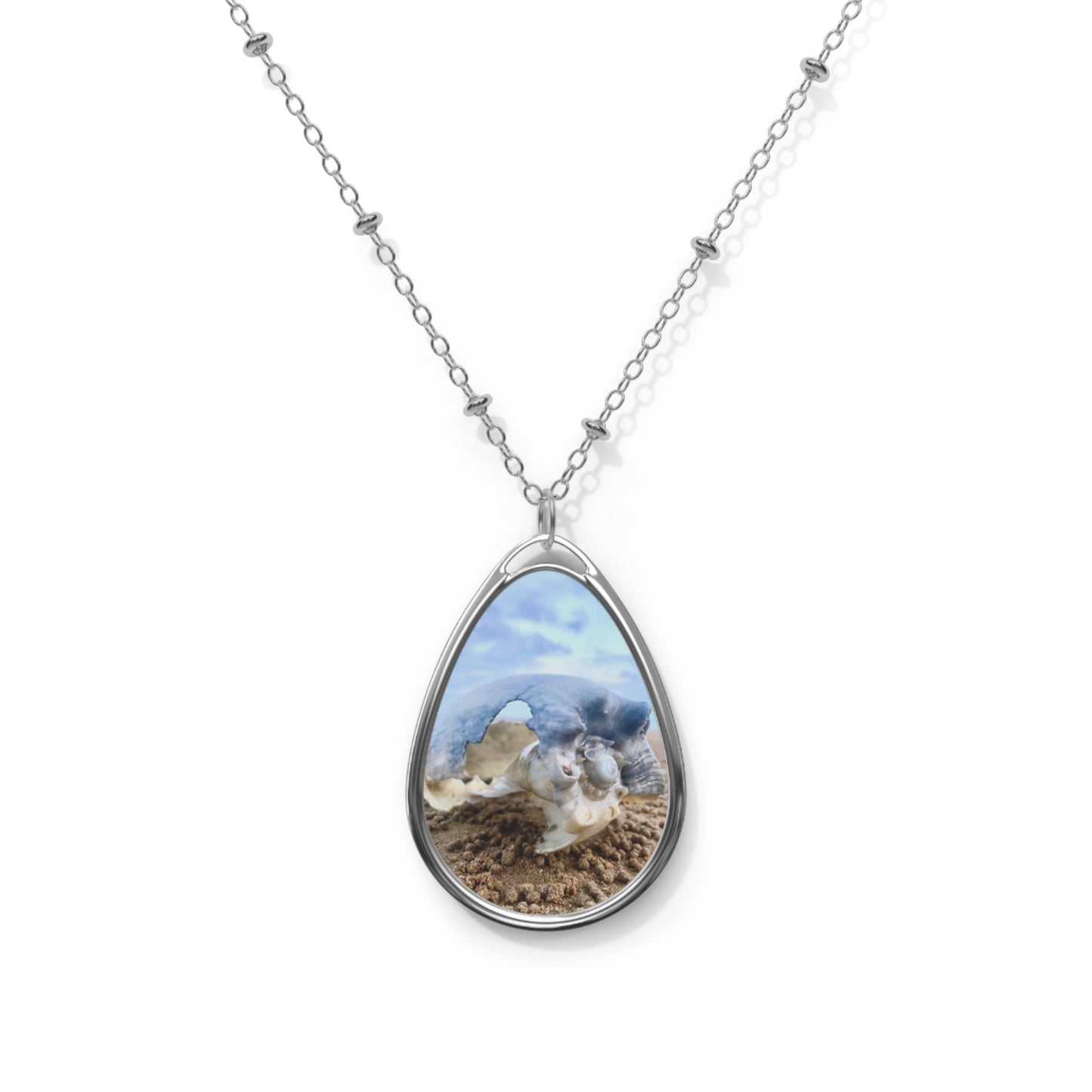 Beach Lovers range- Oval Necklace
