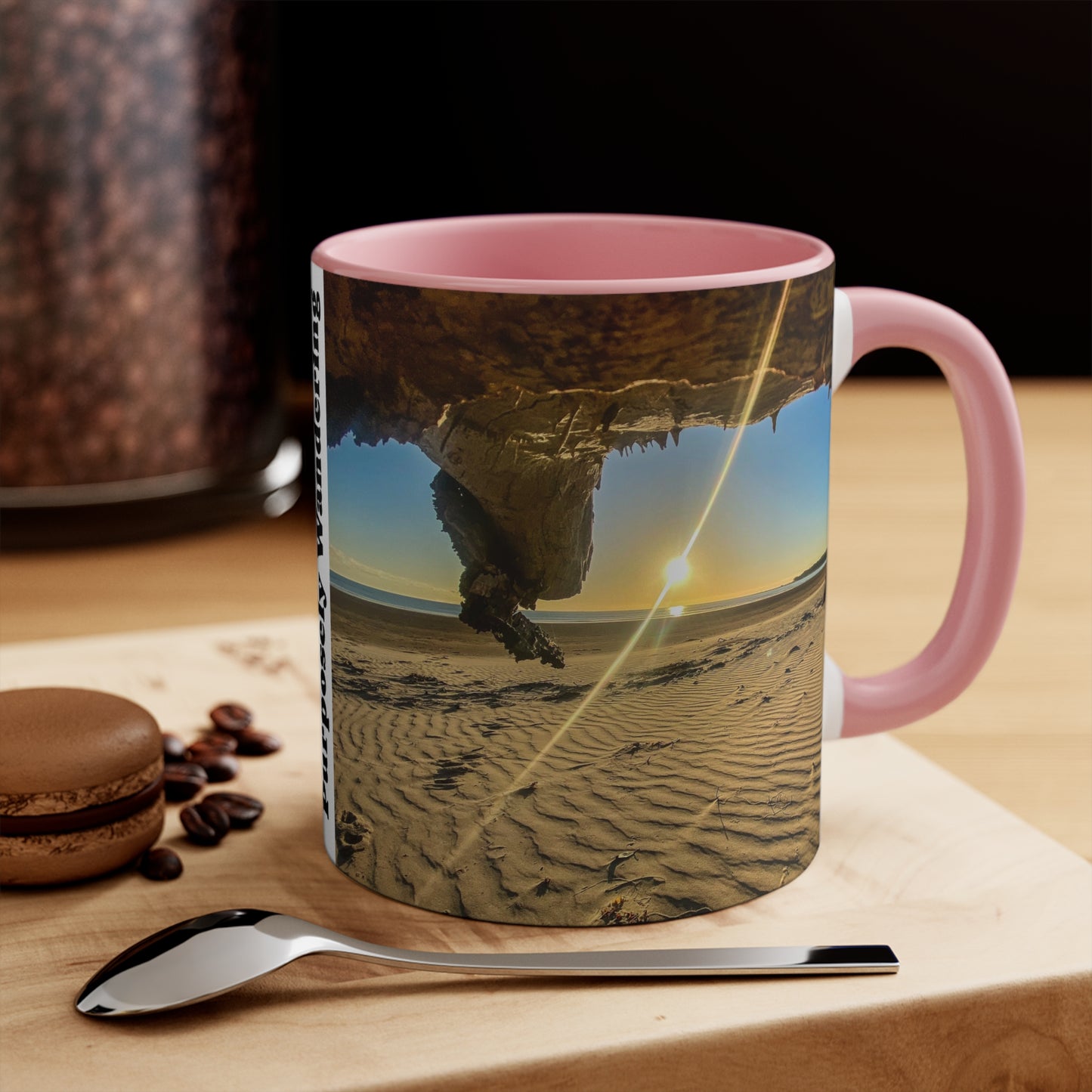 Beach Lovers range- AUD PRINT Colorful Accent Mugs, 11oz