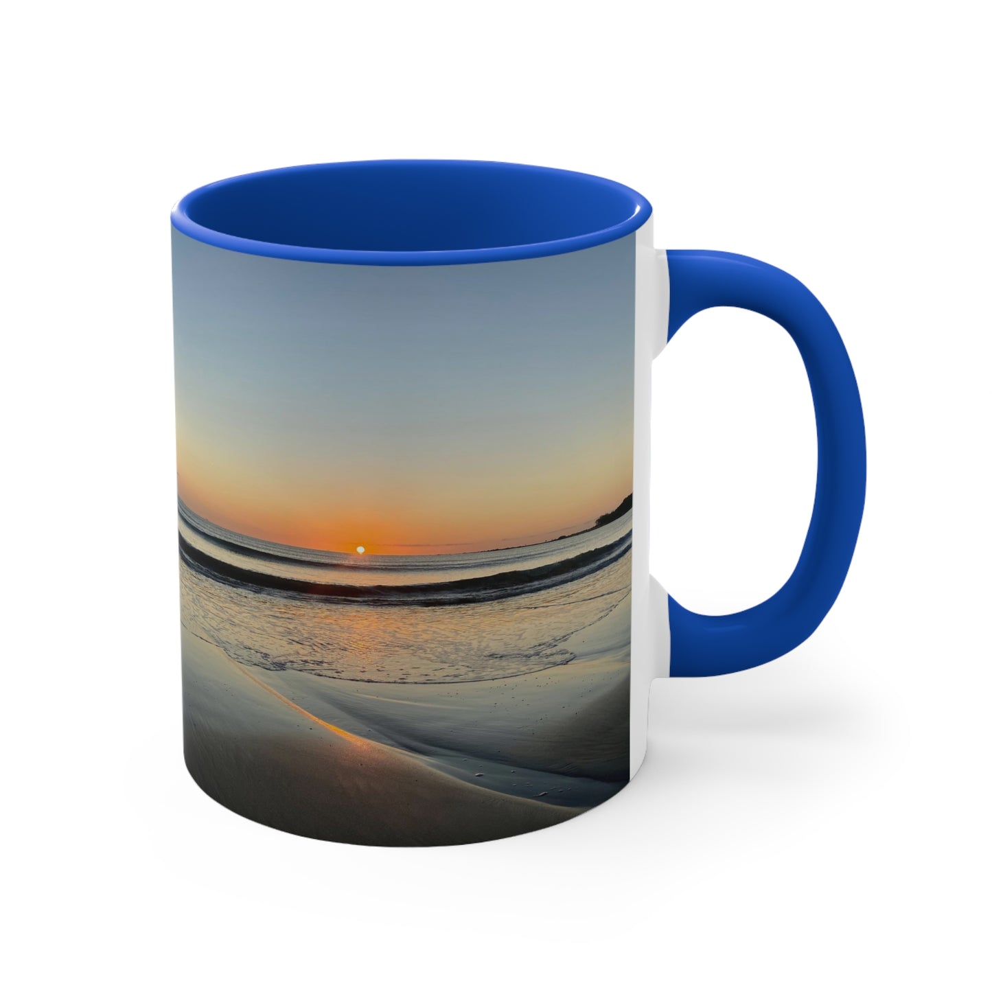 Beach Lovers range- AUD PRINT Colorful Accent Mugs, 11oz