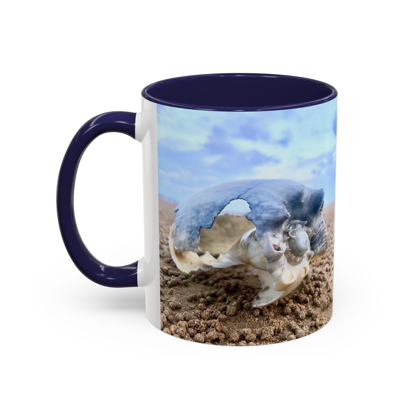 Purposely Wandering Shell Coffee Mug - Beach Vibes | Perfect Gift for Nature Lovers
