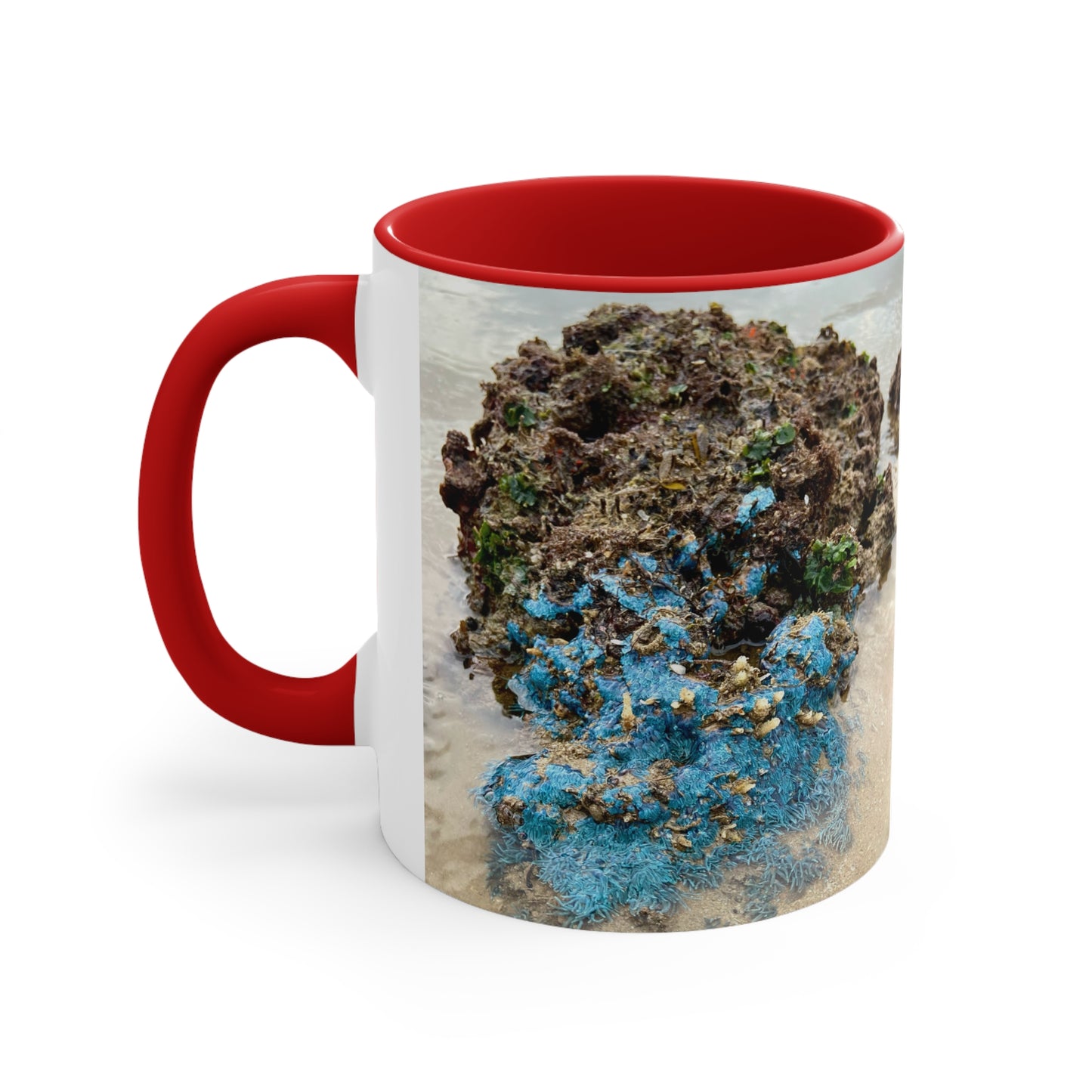 Purposefully Wandering Colorful Accent Mug - 11oz Ocean-Inspired Coffee Cup