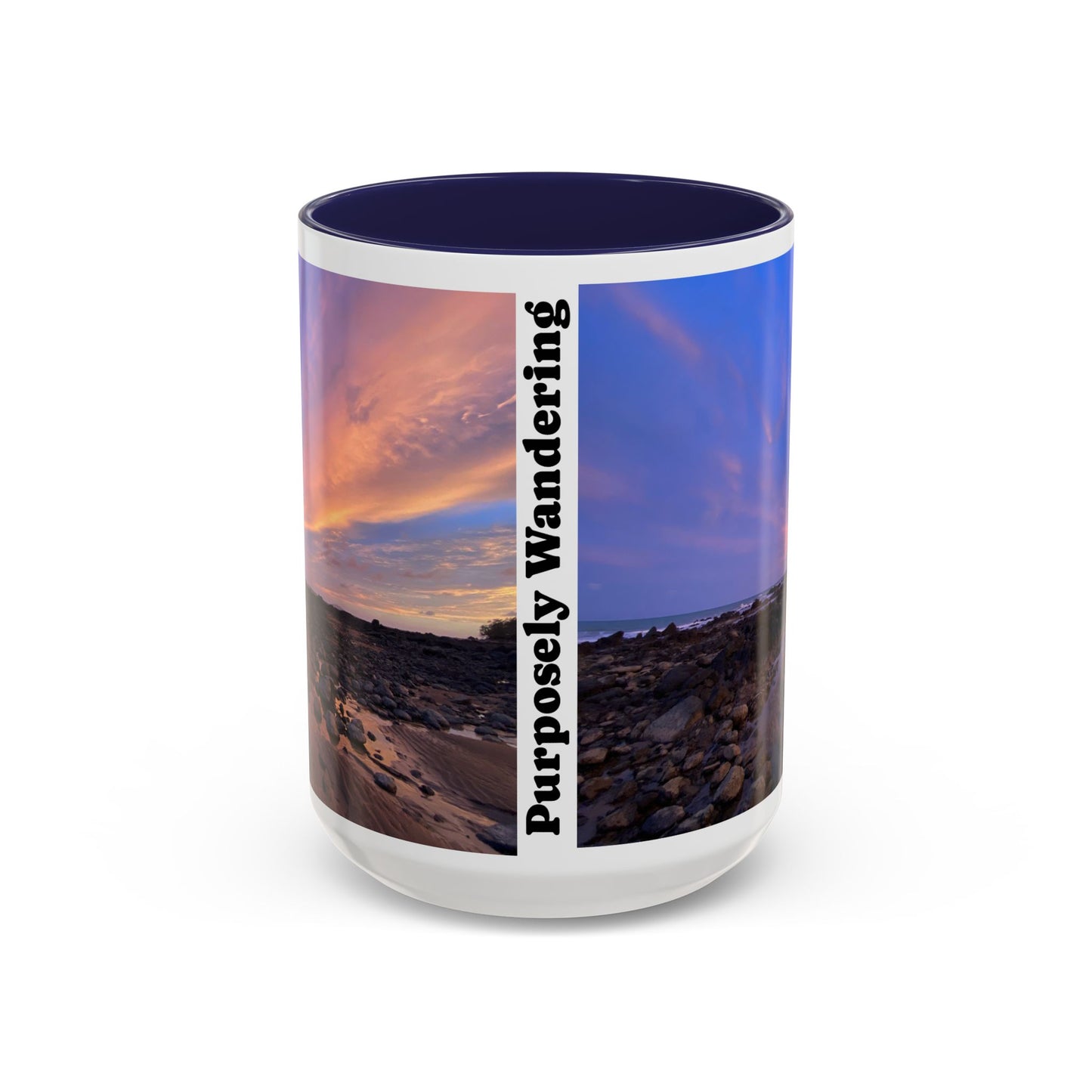 Purposefully Wandering Accent Coffee Mug - 11/15oz Scenic Design