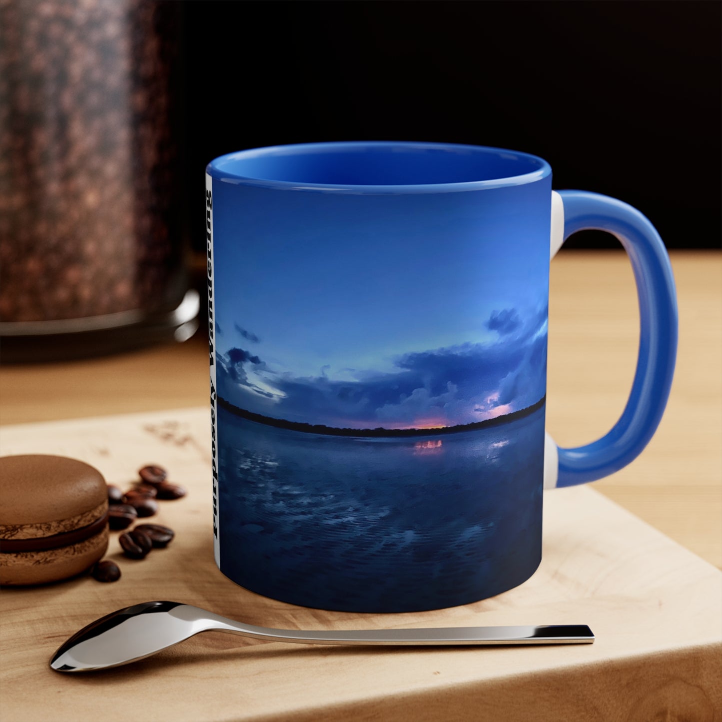 Beach Lovers range- AUD PRINT Colorful Accent Mugs, 11oz