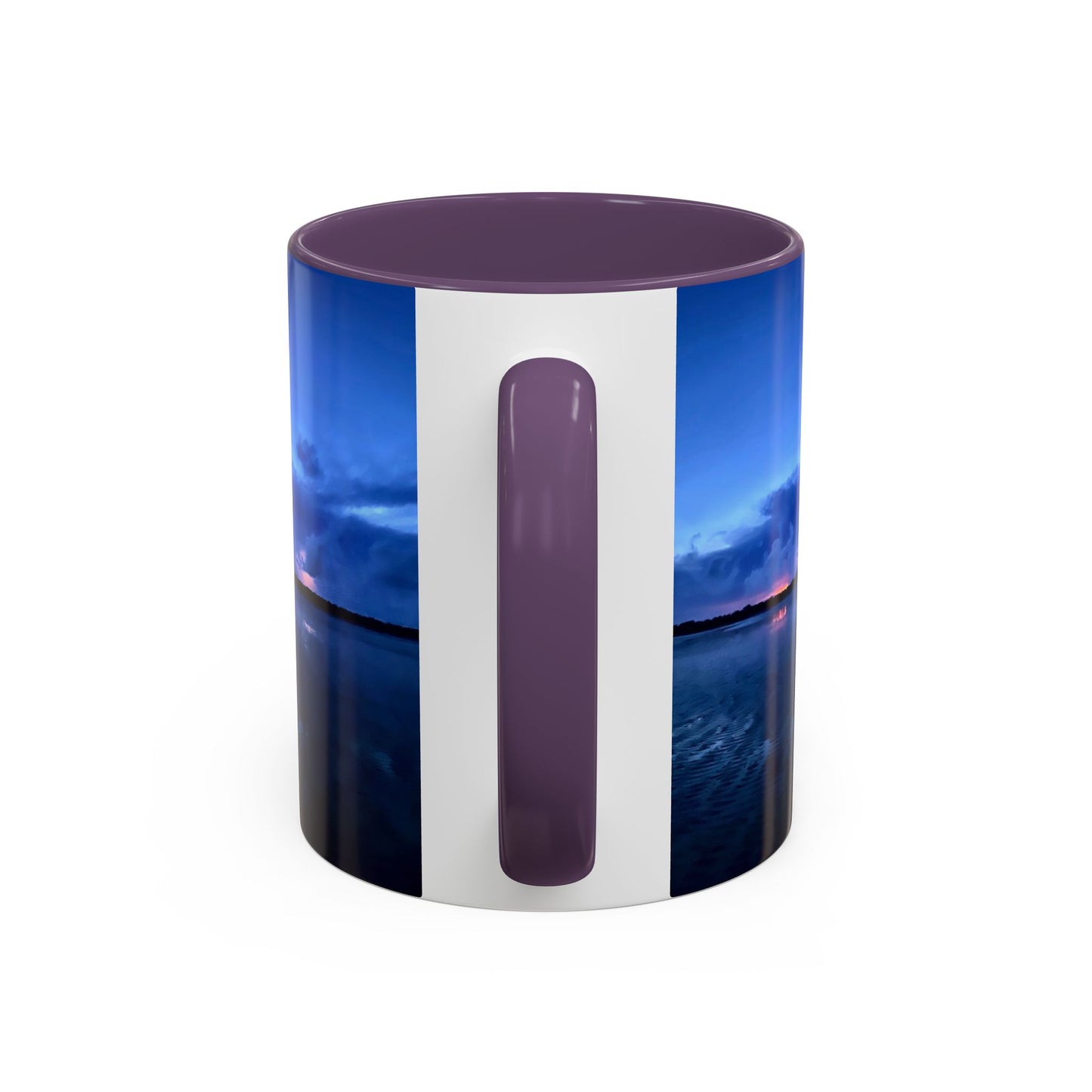 Purposely Wandering Accent Coffee Mug - Serene Sunset Design for Nature Lovers