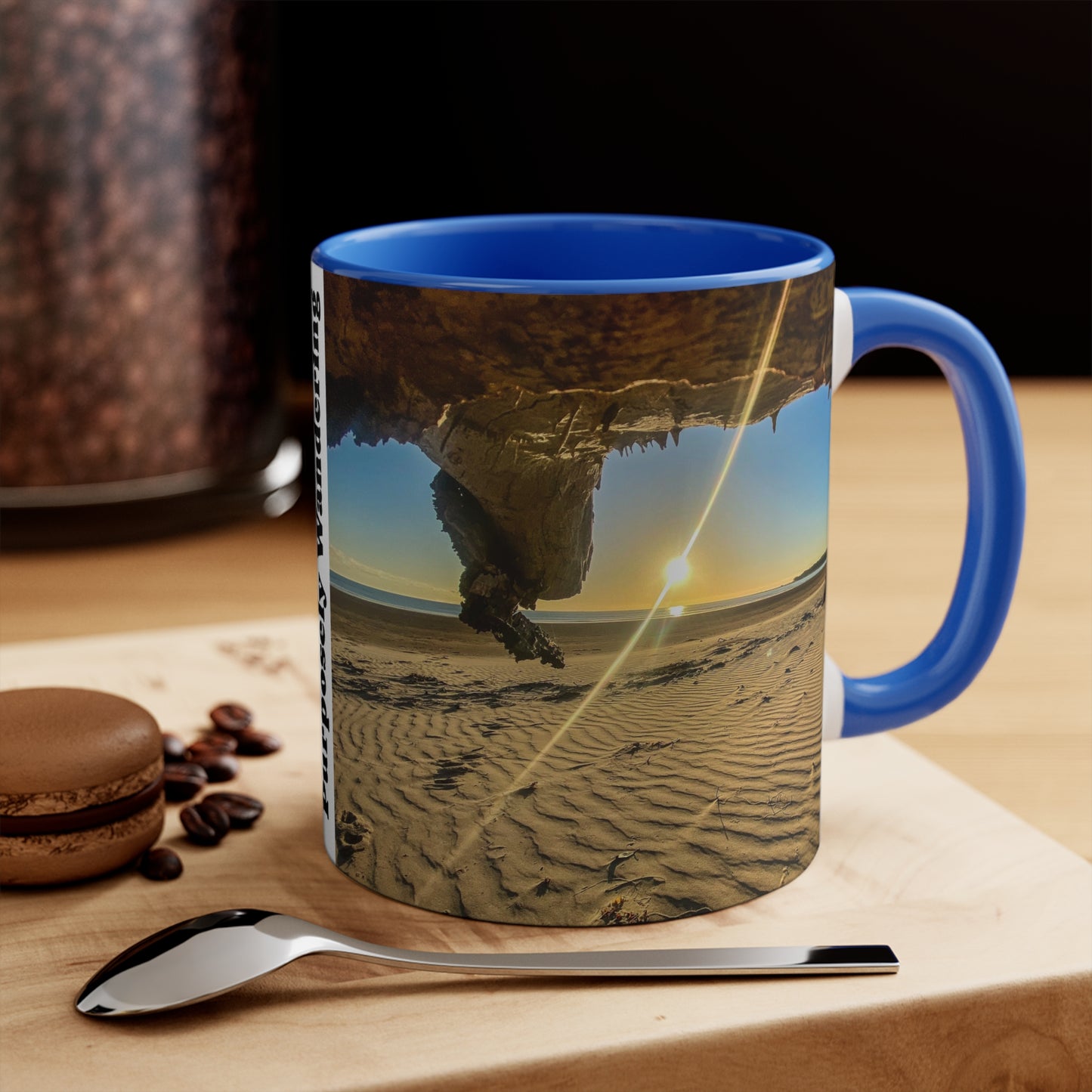 Beach Lovers range- AUD PRINT Colorful Accent Mugs, 11oz