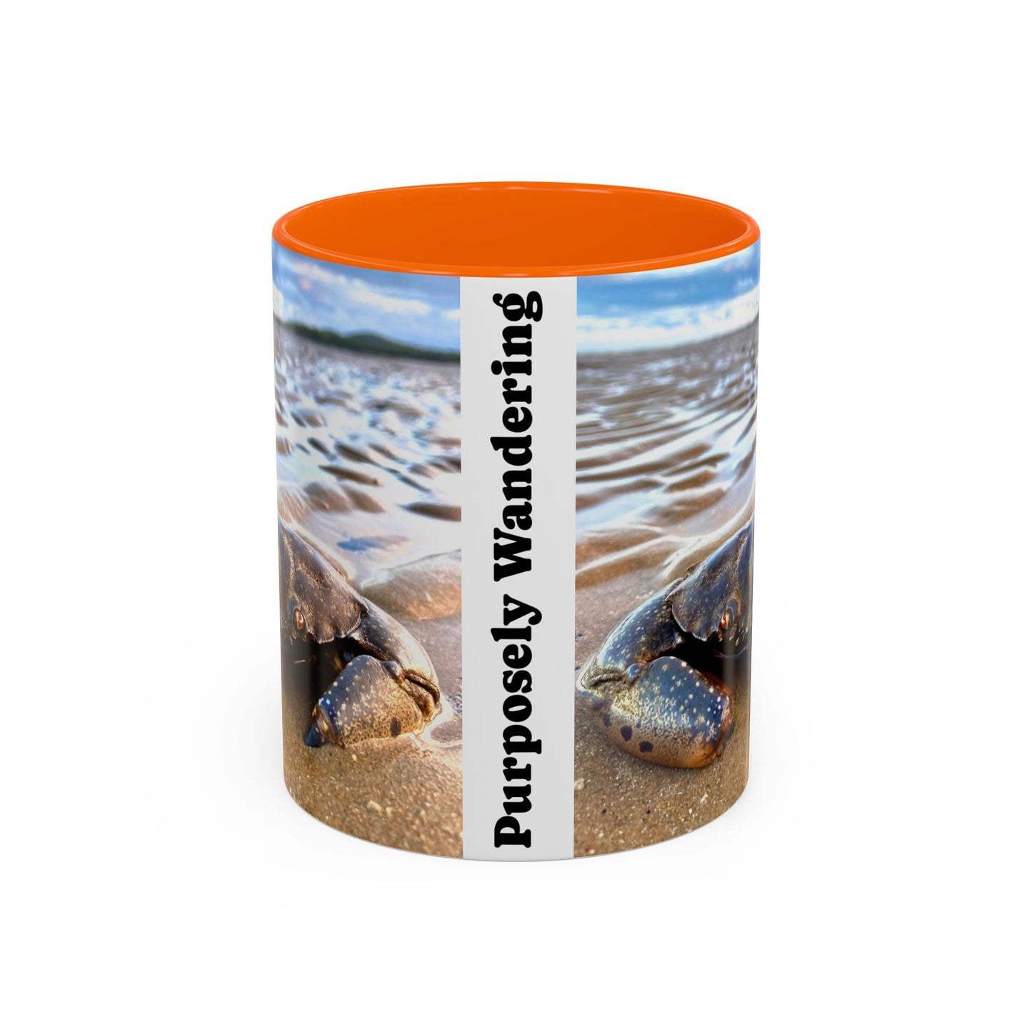 Purposely Wandering Accent Coffee Mug - Beach & Nature Lover Gift (11, 15oz)