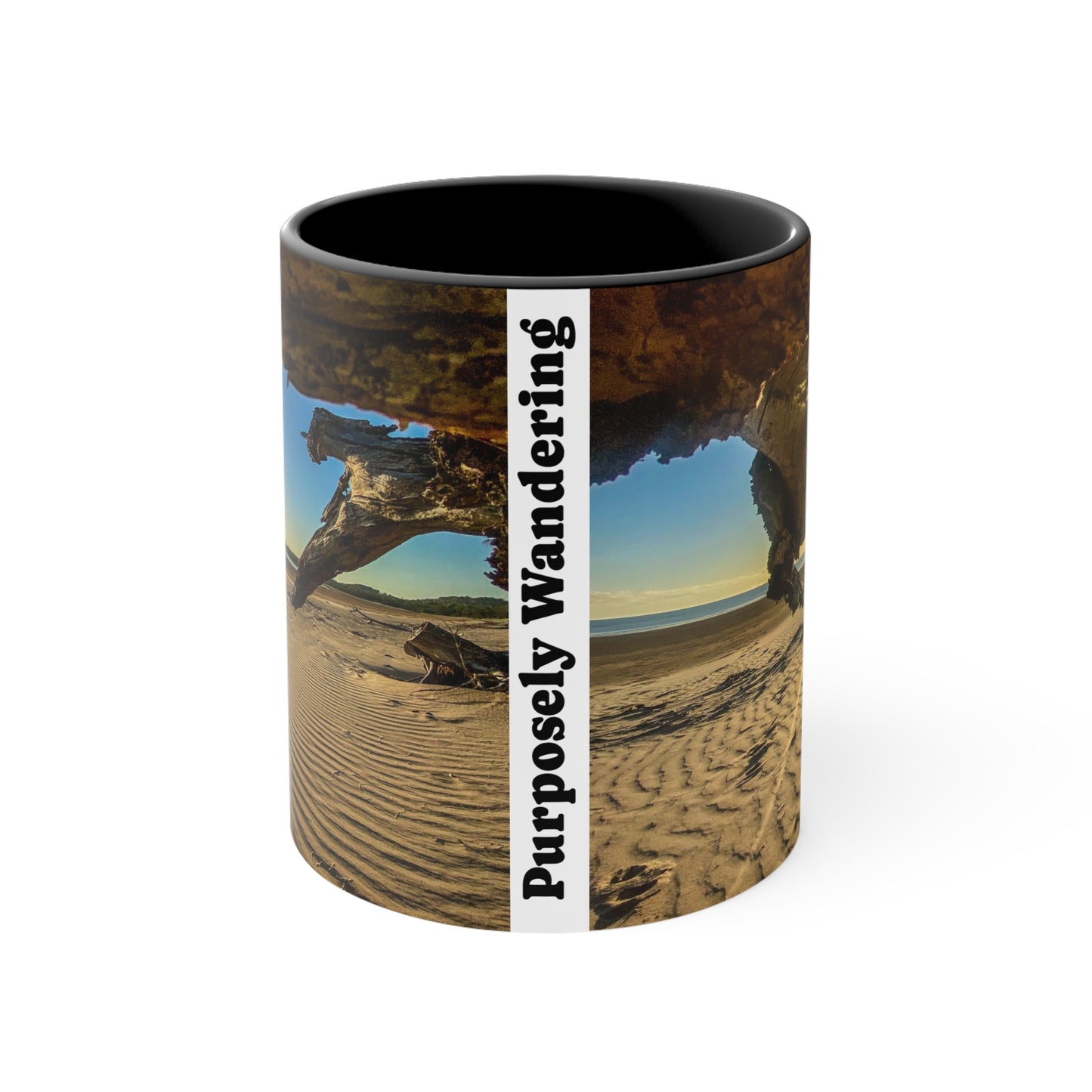 Beach Lovers range- AUD PRINT Colorful Accent Mugs, 11oz