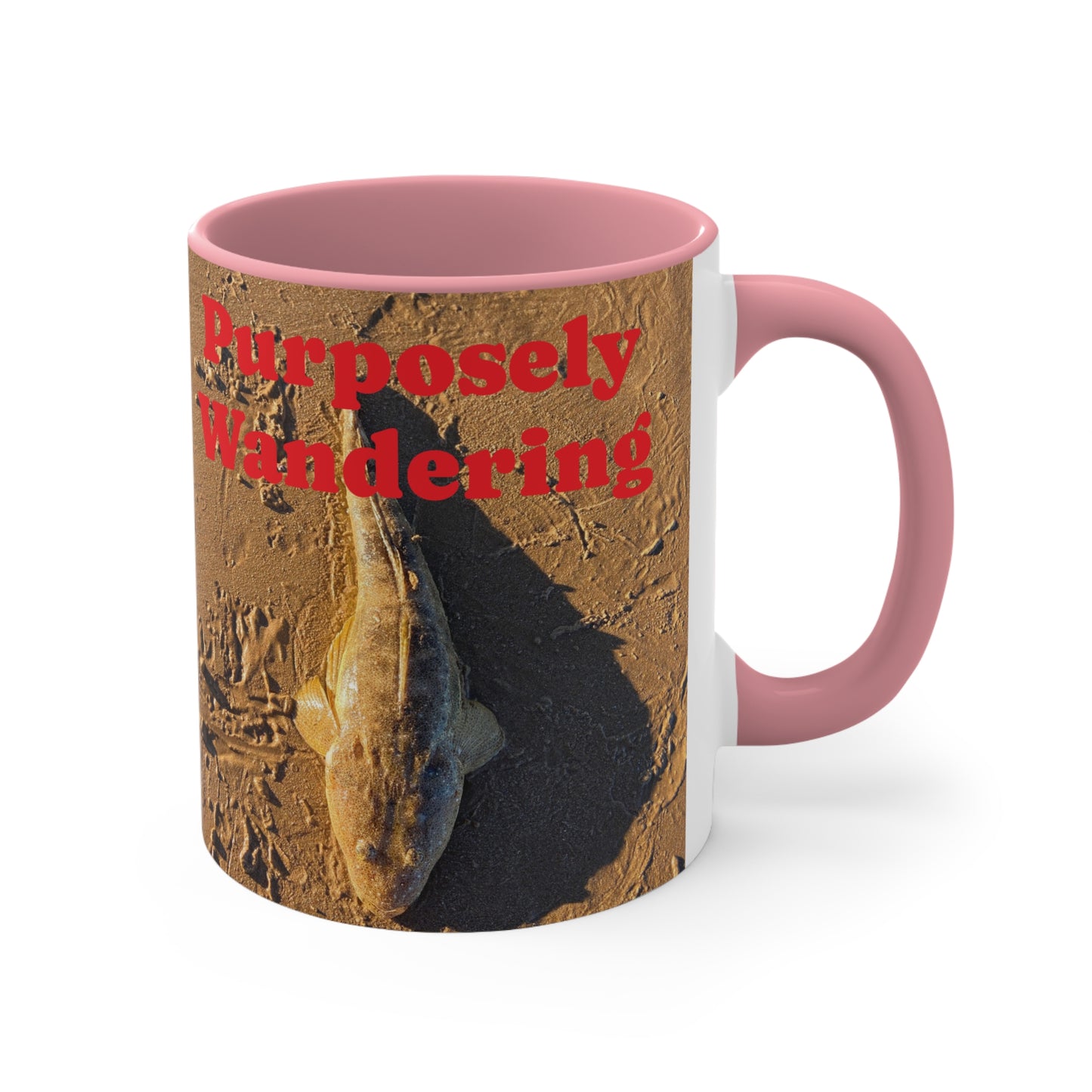 Fishing range- AUD PRINT Colorful Accent Mugs, 11oz