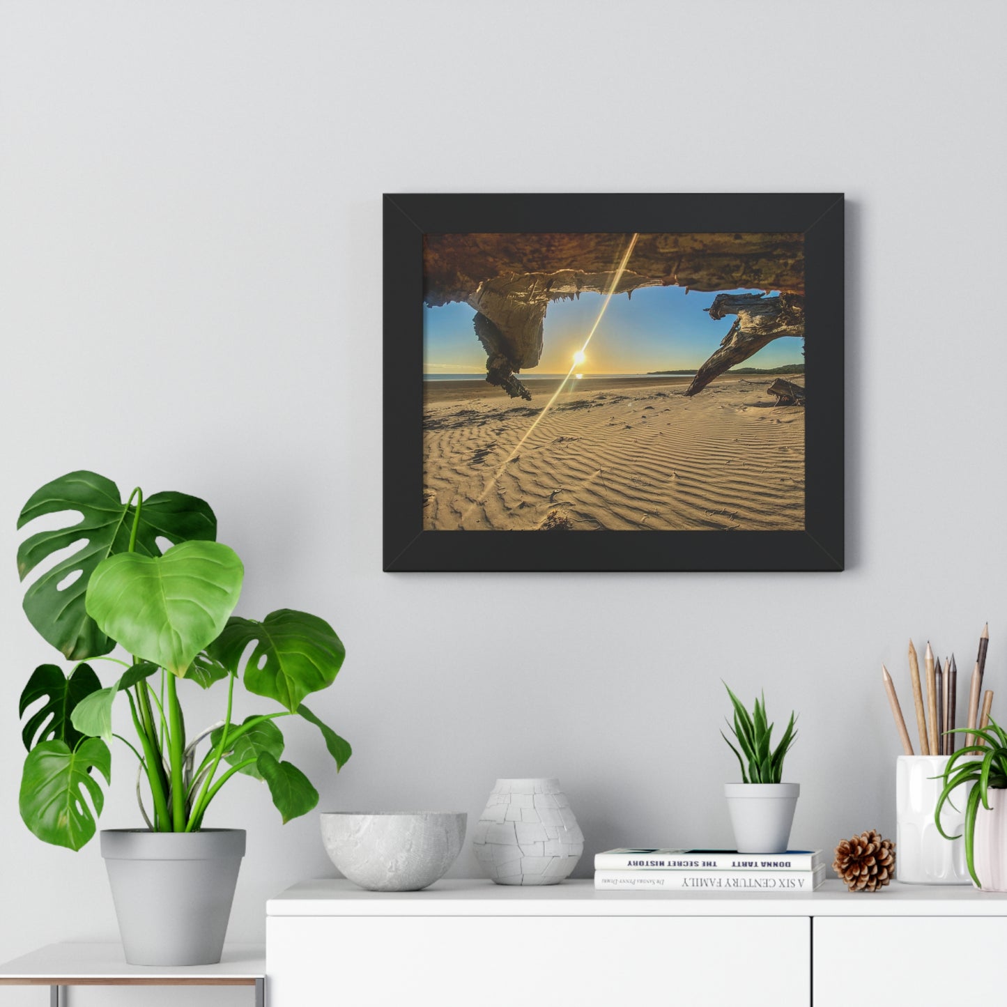 Beach Lovers range- Framed Horizontal Poster