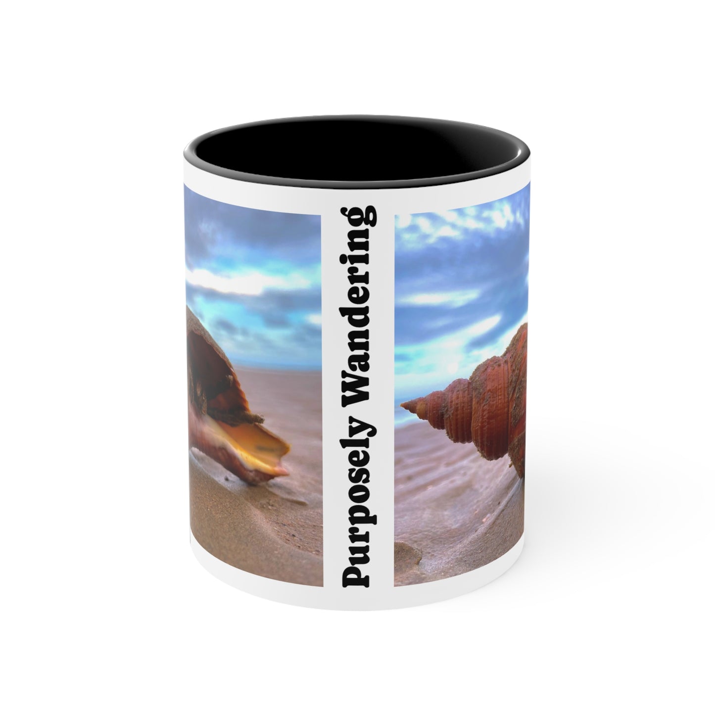 Beach Lovers range- AUD PRINT Colorful Accent Mugs, 11oz