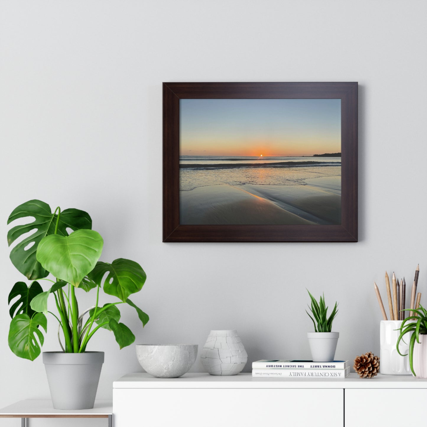 Beach Lovers range- Framed Horizontal Poster