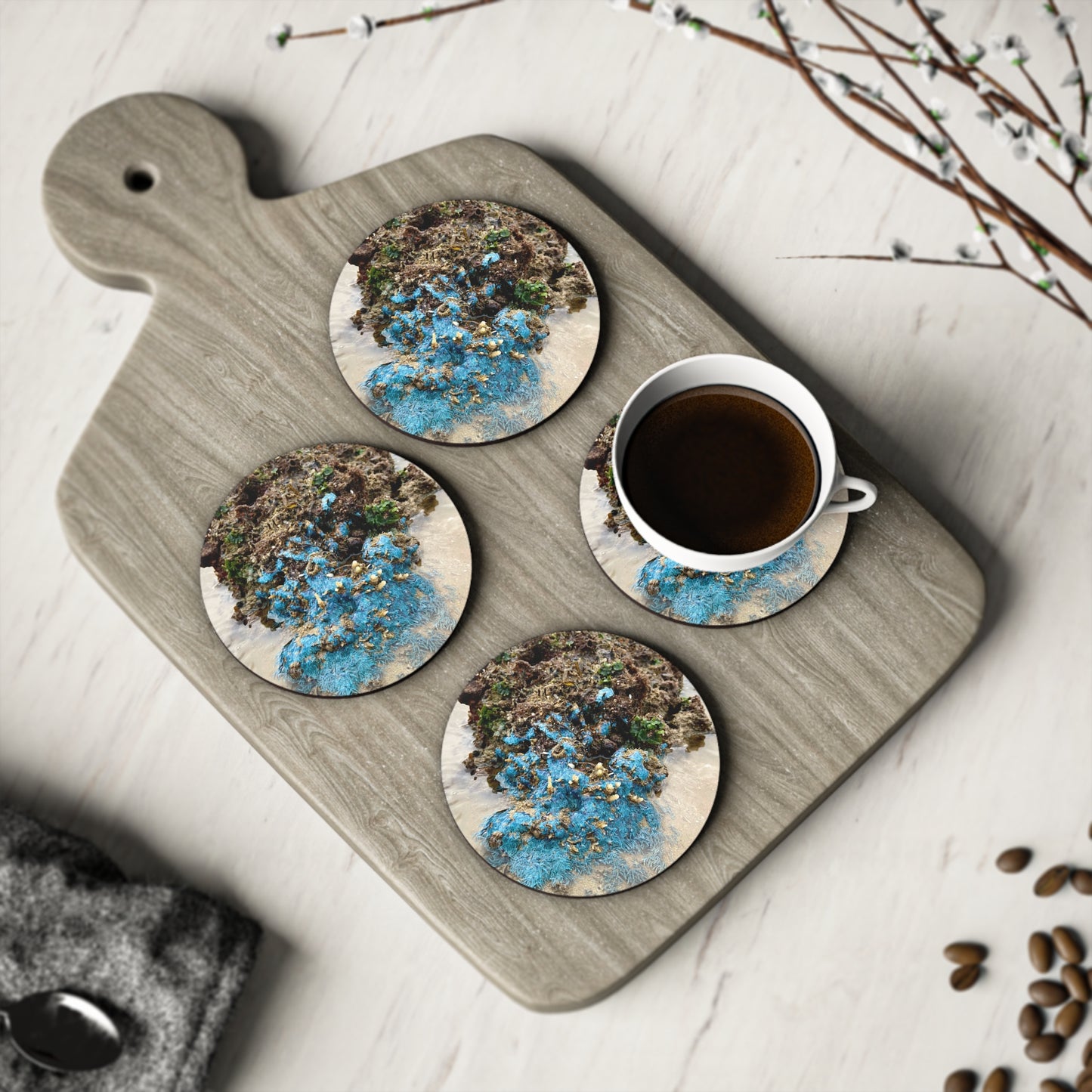 Ocean-Inspired Coasters - Coastal Decor for Beach Lovers
