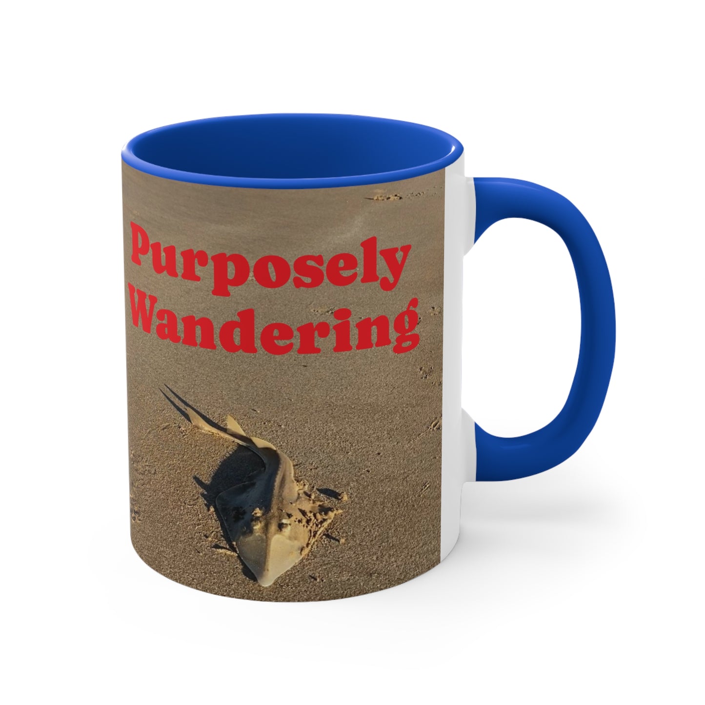 Fishing range- AUD PRINT Colorful Accent Mugs, 11oz