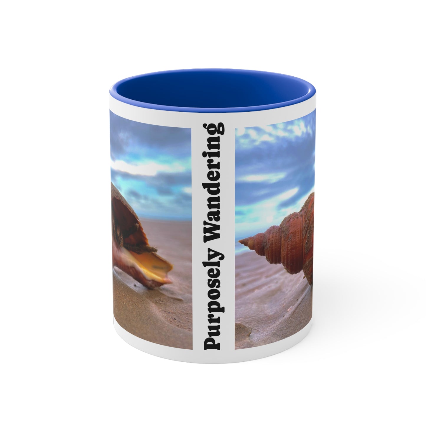 Beach Lovers range- AUD PRINT Colorful Accent Mugs, 11oz