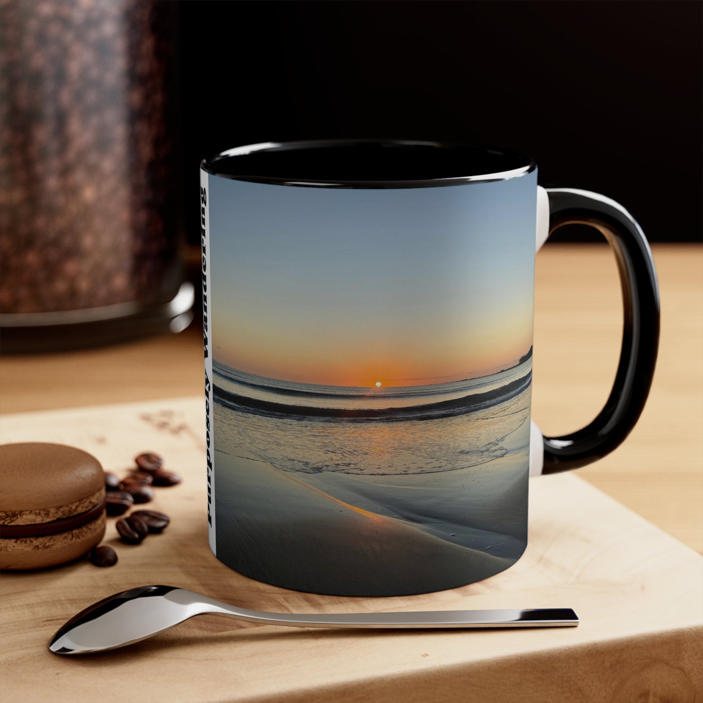 Beach Lovers range- AUD PRINT Colorful Accent Mugs, 11oz
