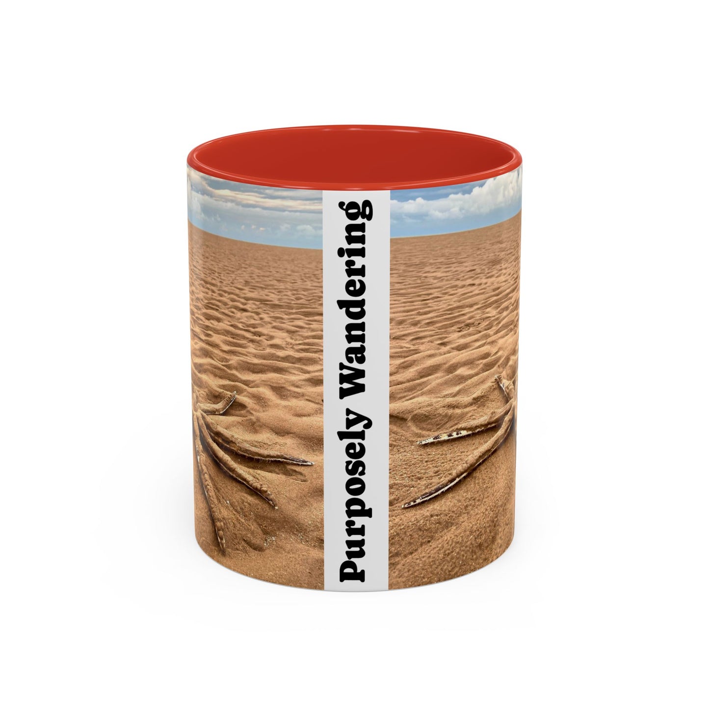 Purposely Wandering Accent Coffee Mug - Perfect Gift for Adventurers