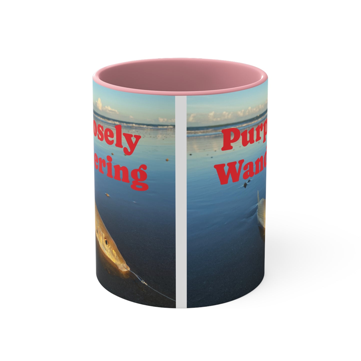 Fishing range- AUS PRINT Colorful Accent Mugs, 11oz