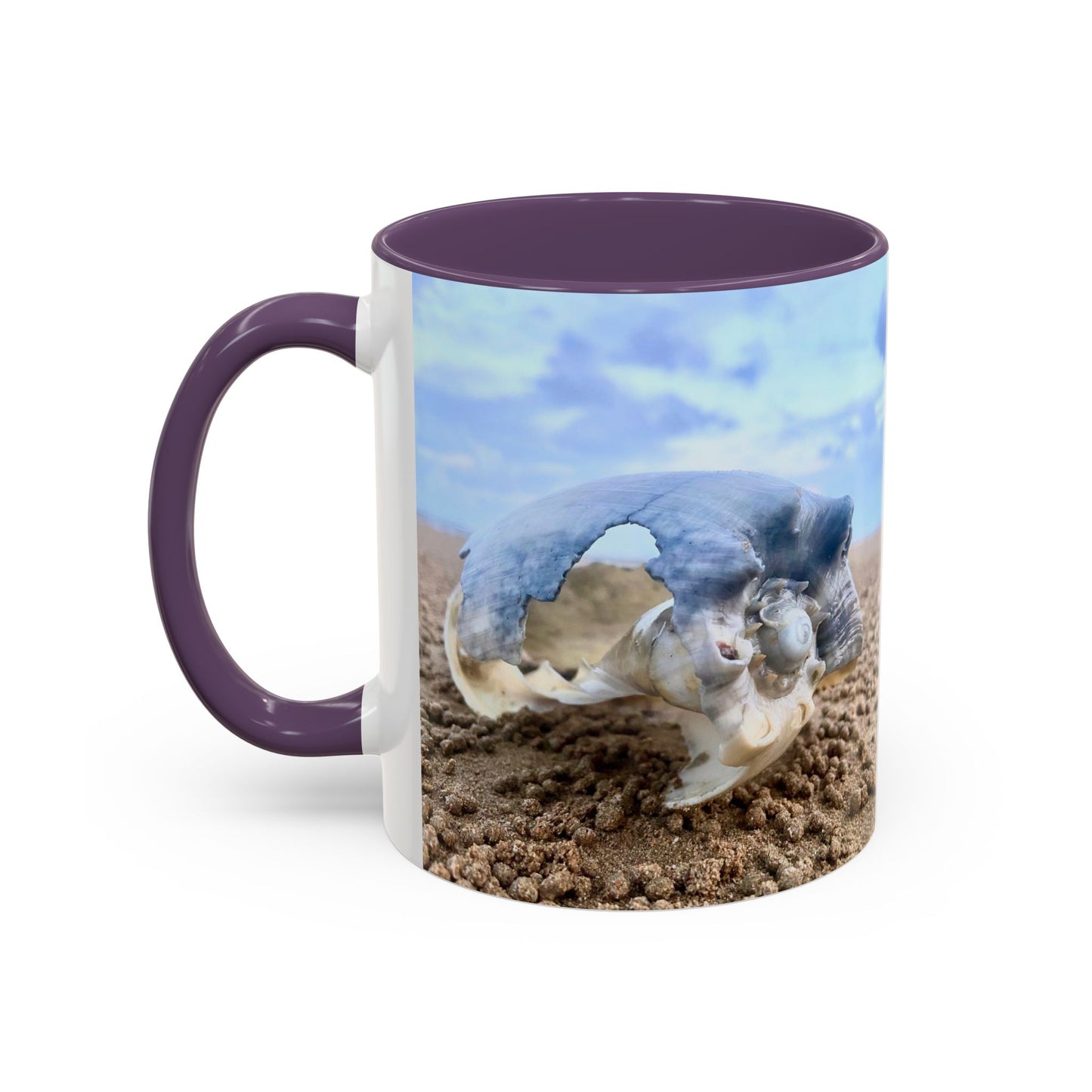Purposely Wandering Shell Coffee Mug - Beach Vibes | Perfect Gift for Nature Lovers