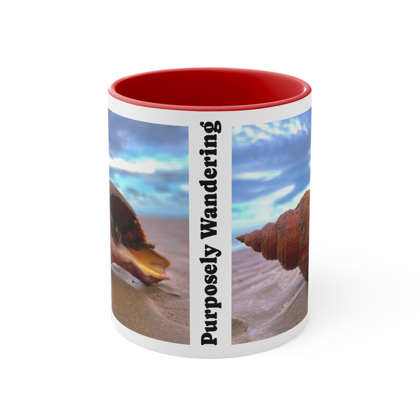 Beach Lovers range- AUD PRINT Colorful Accent Mugs, 11oz