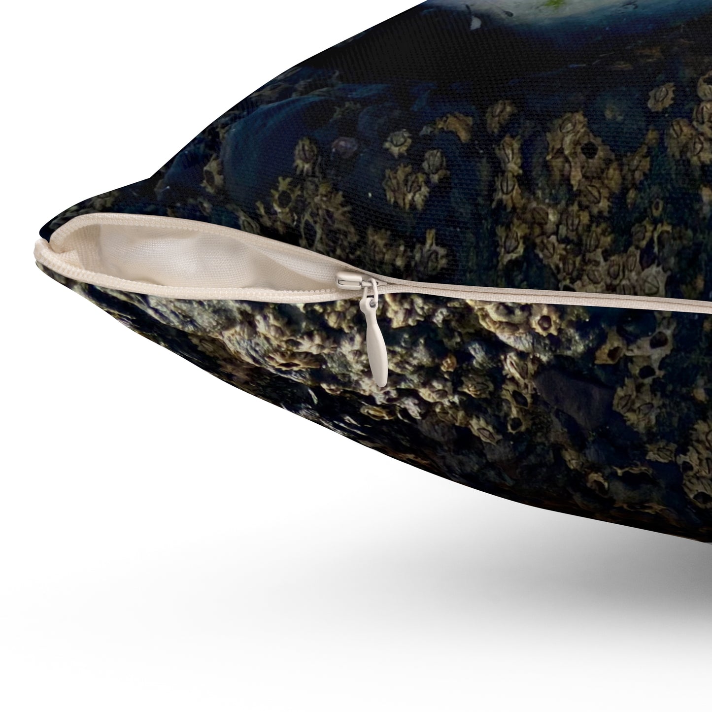 Nautilus Sea Life Square Pillow - Ocean-Inspired Home Decor