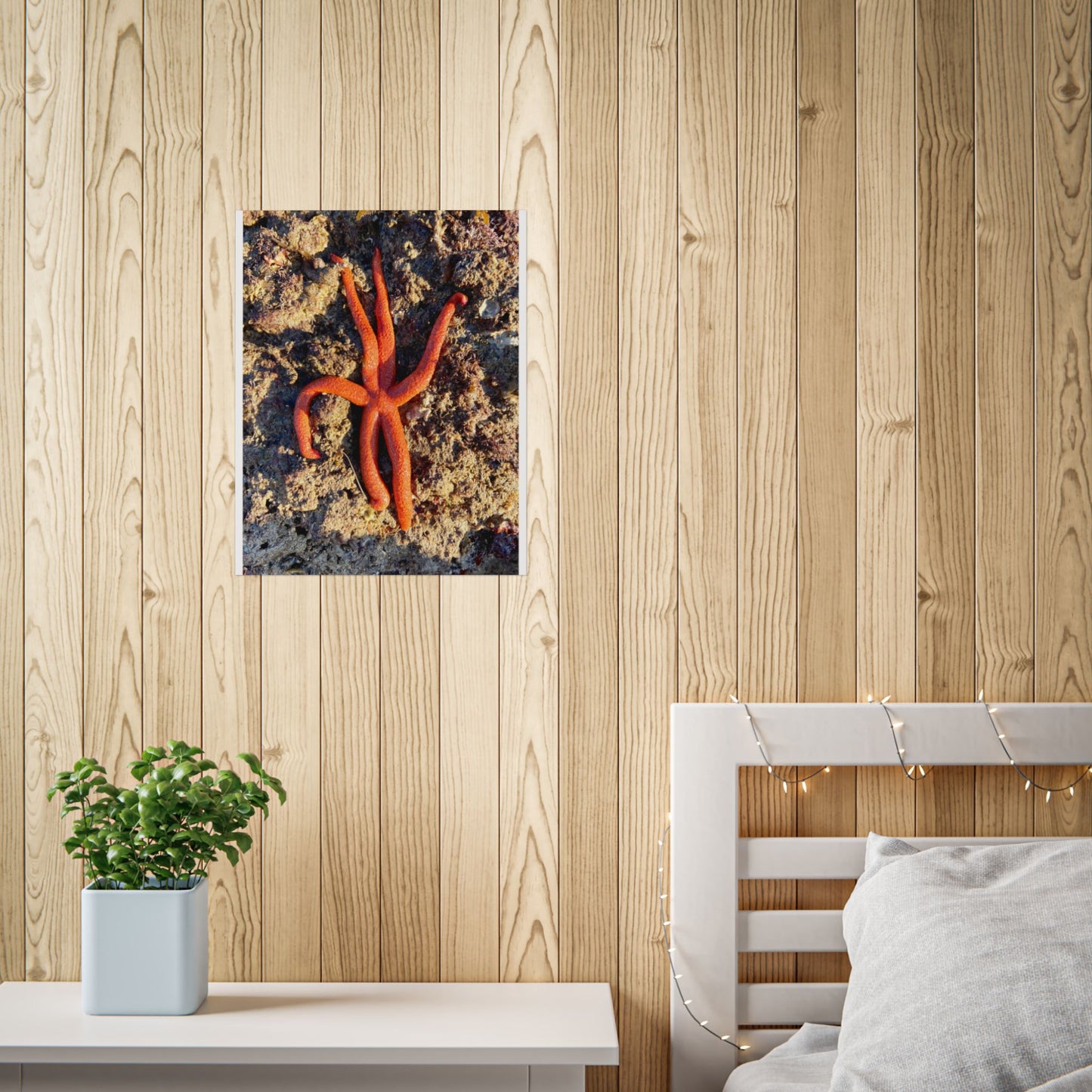 Vibrant Starfish Unframed Poster - Ocean Decor for Beach Lovers
