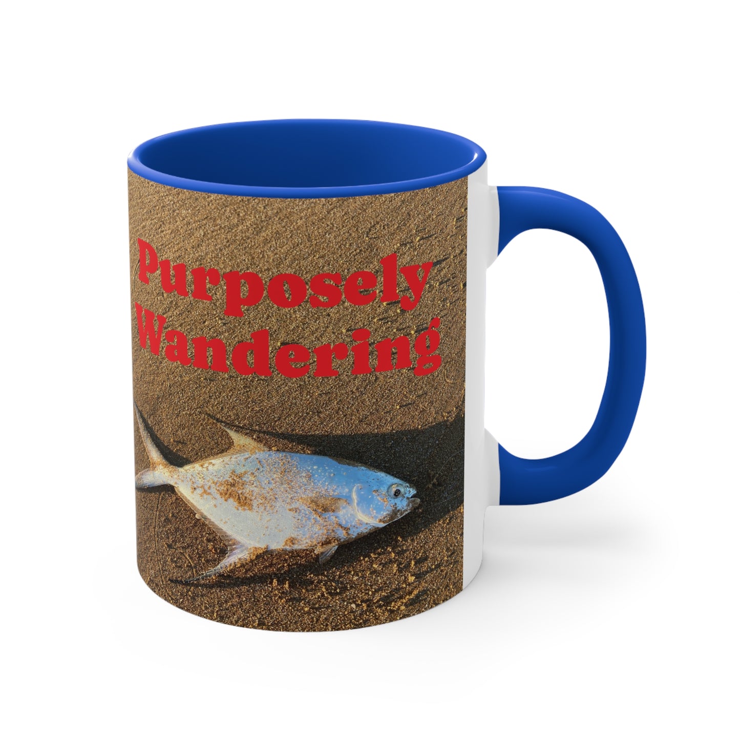 Fishing range- AUS PRINT Colorful Accent Mugs, 11oz
