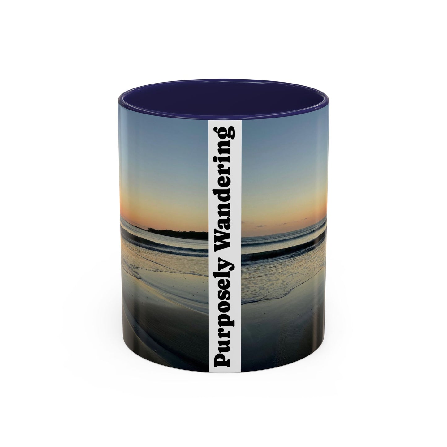 Inspirational Sunrise Coffee Mug - "Purposely Wandering" - 11oz & 15oz