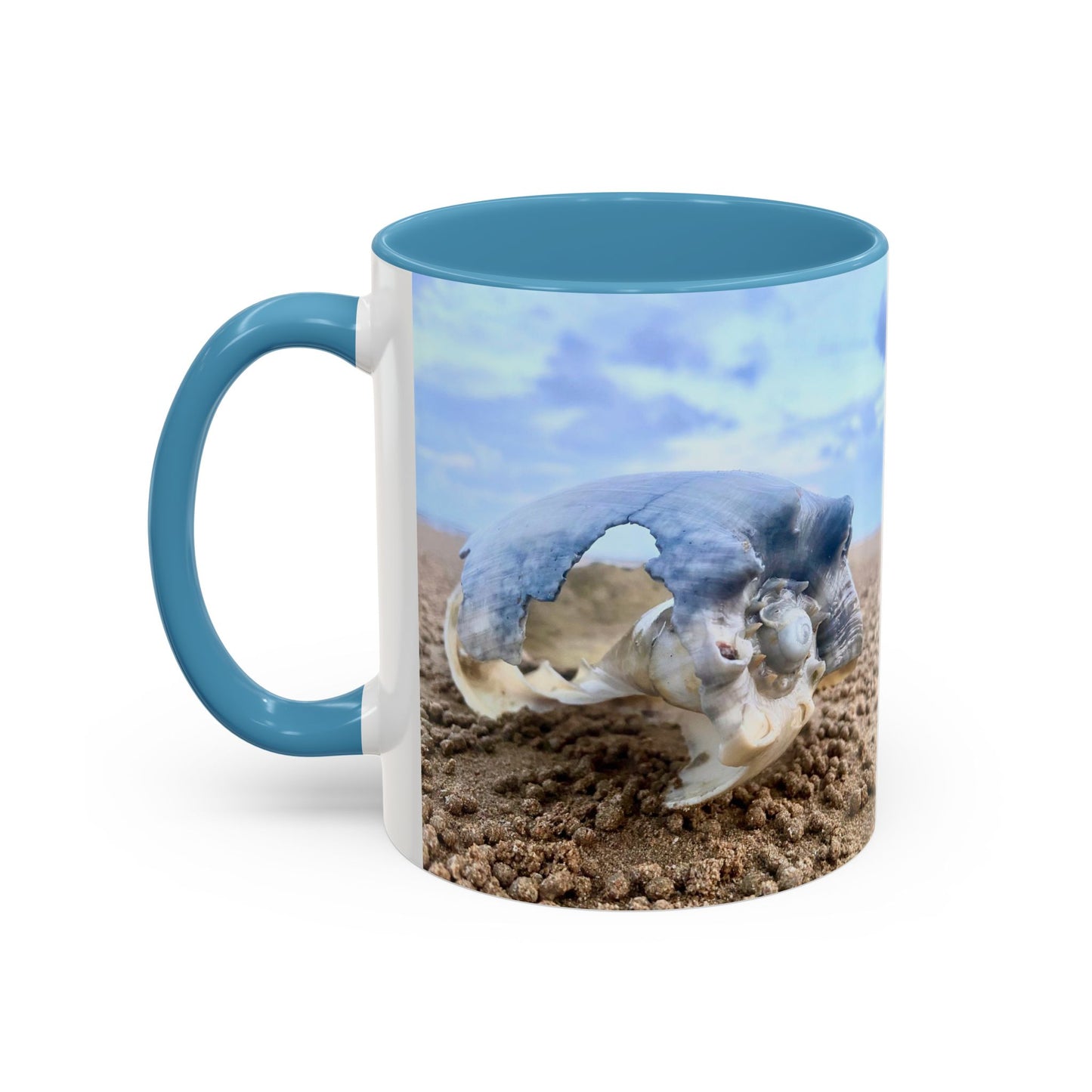 Purposely Wandering Shell Coffee Mug - Beach Vibes | Perfect Gift for Nature Lovers