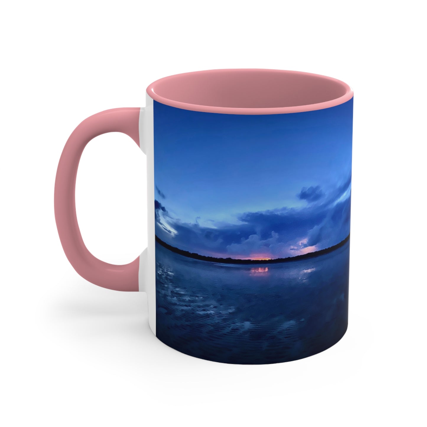 Beach Lovers range- AUD PRINT Colorful Accent Mugs, 11oz
