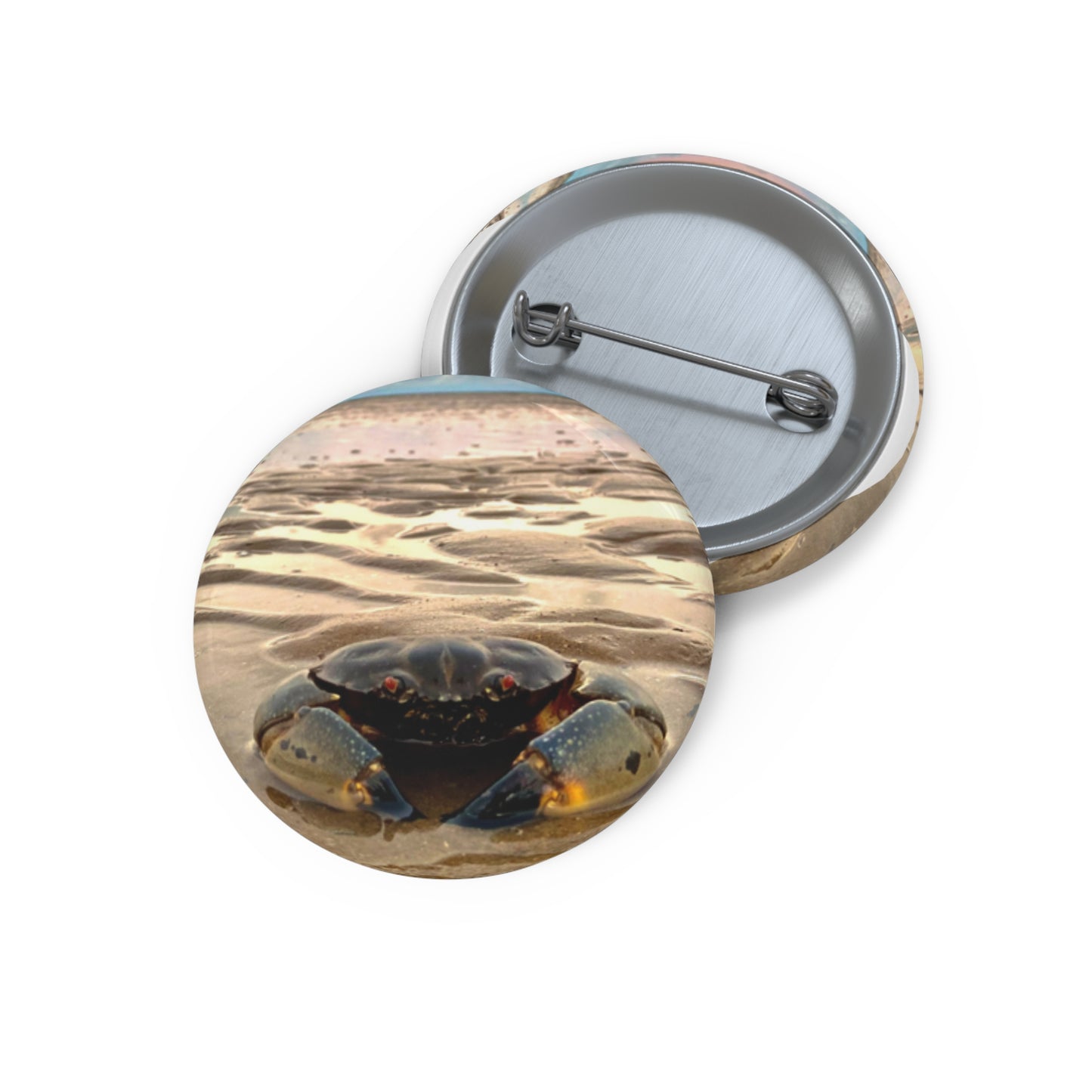 Beach Lovers range- Custom Pin Buttons