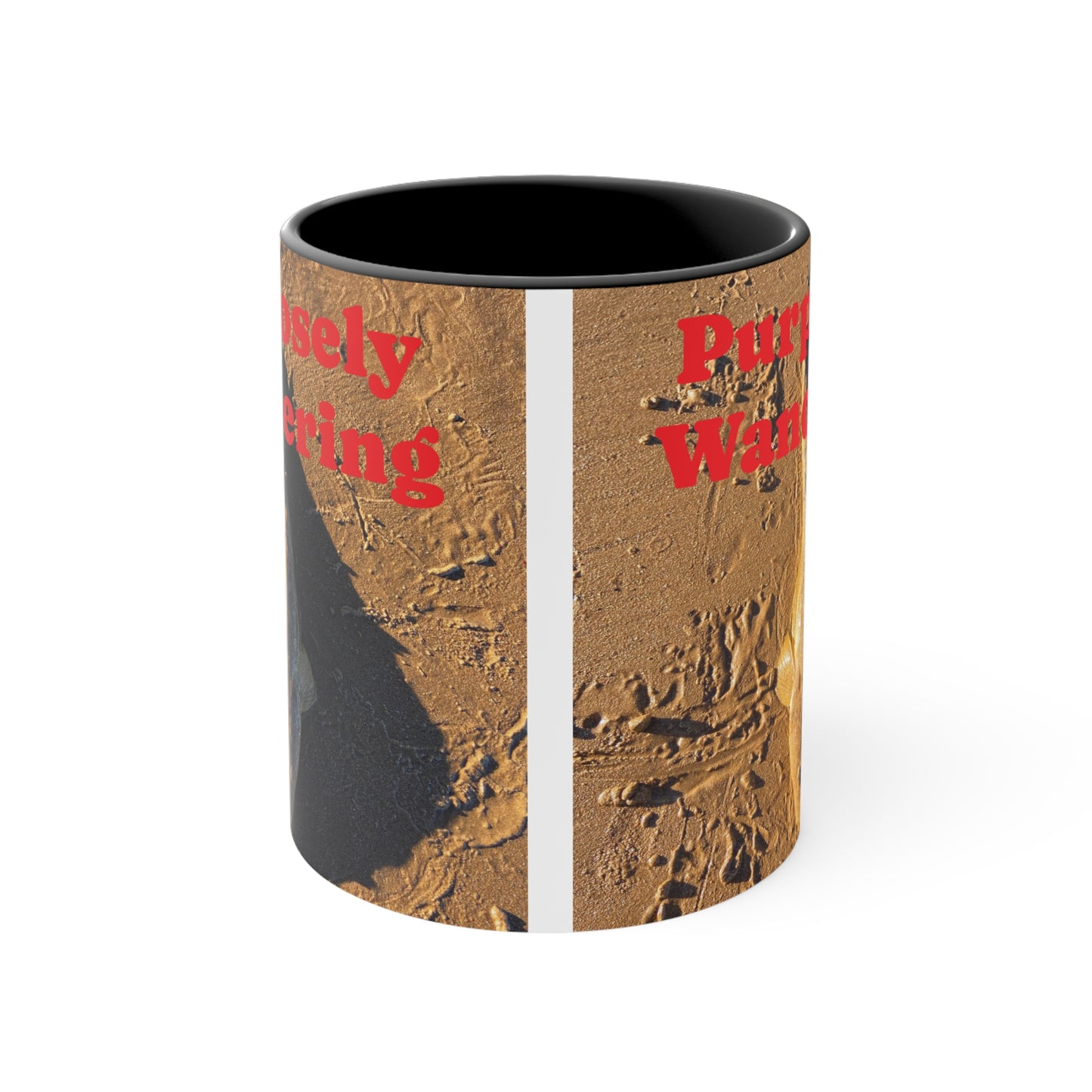 Fishing range- AUD PRINT Colorful Accent Mugs, 11oz
