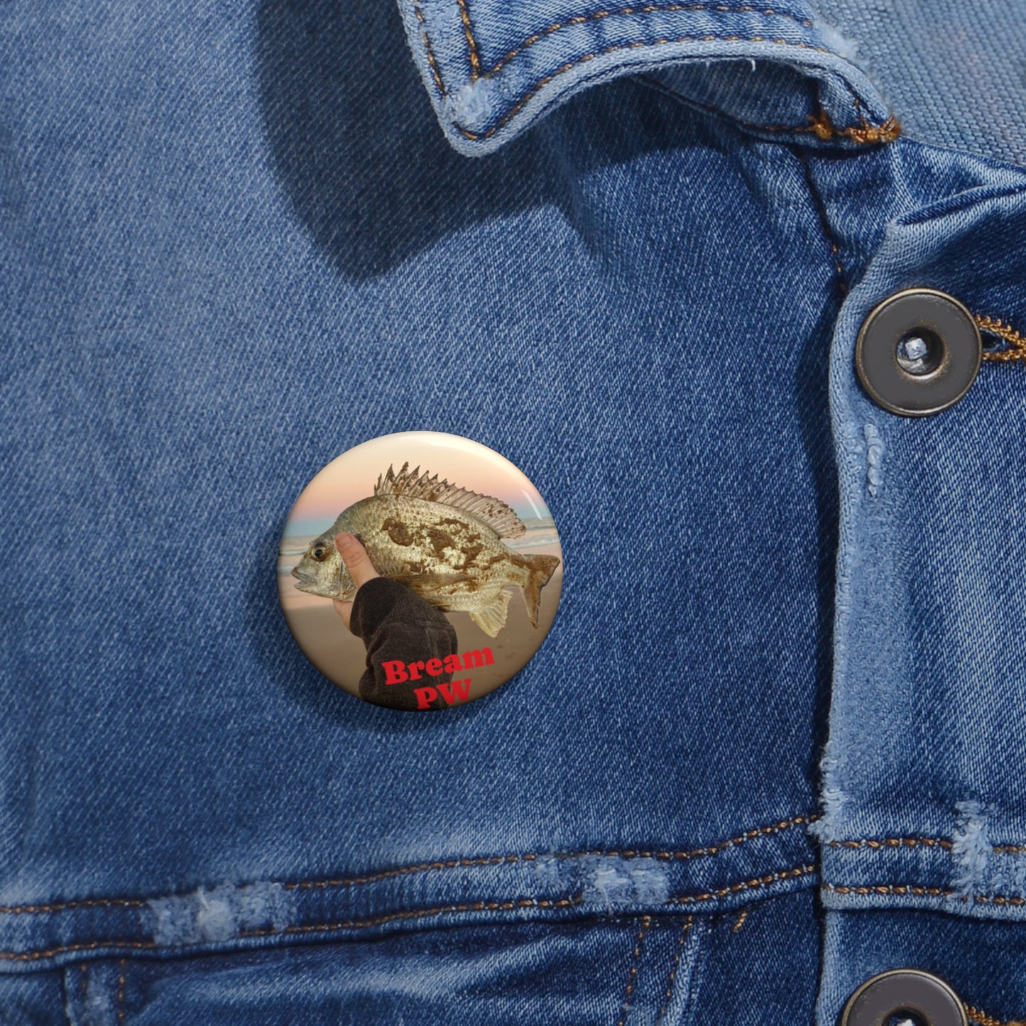 Fishing- Bream Pin Button