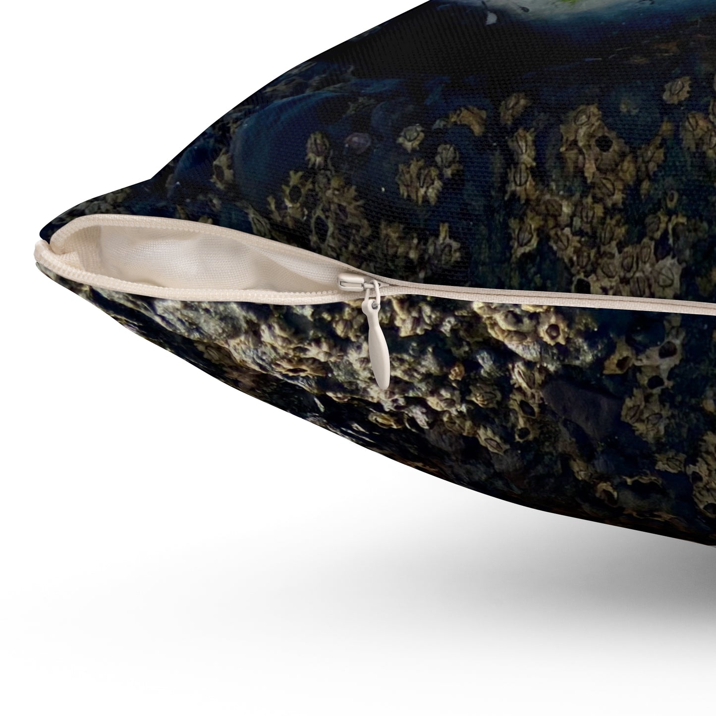 Nautilus Sea Life Square Pillow - Ocean-Inspired Home Decor