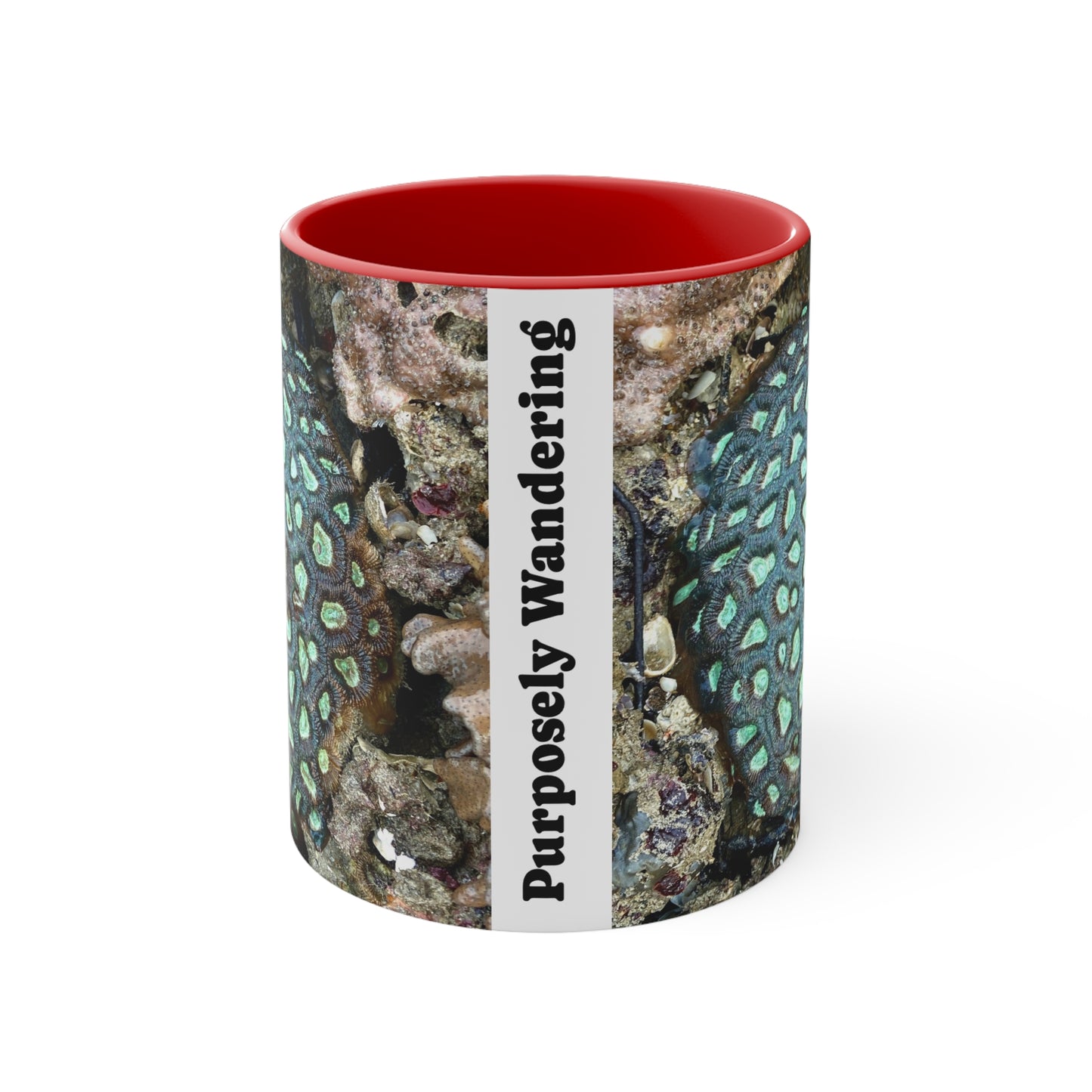 Reef range- AUS PRINT Colourful Accent Mugs, 11oz