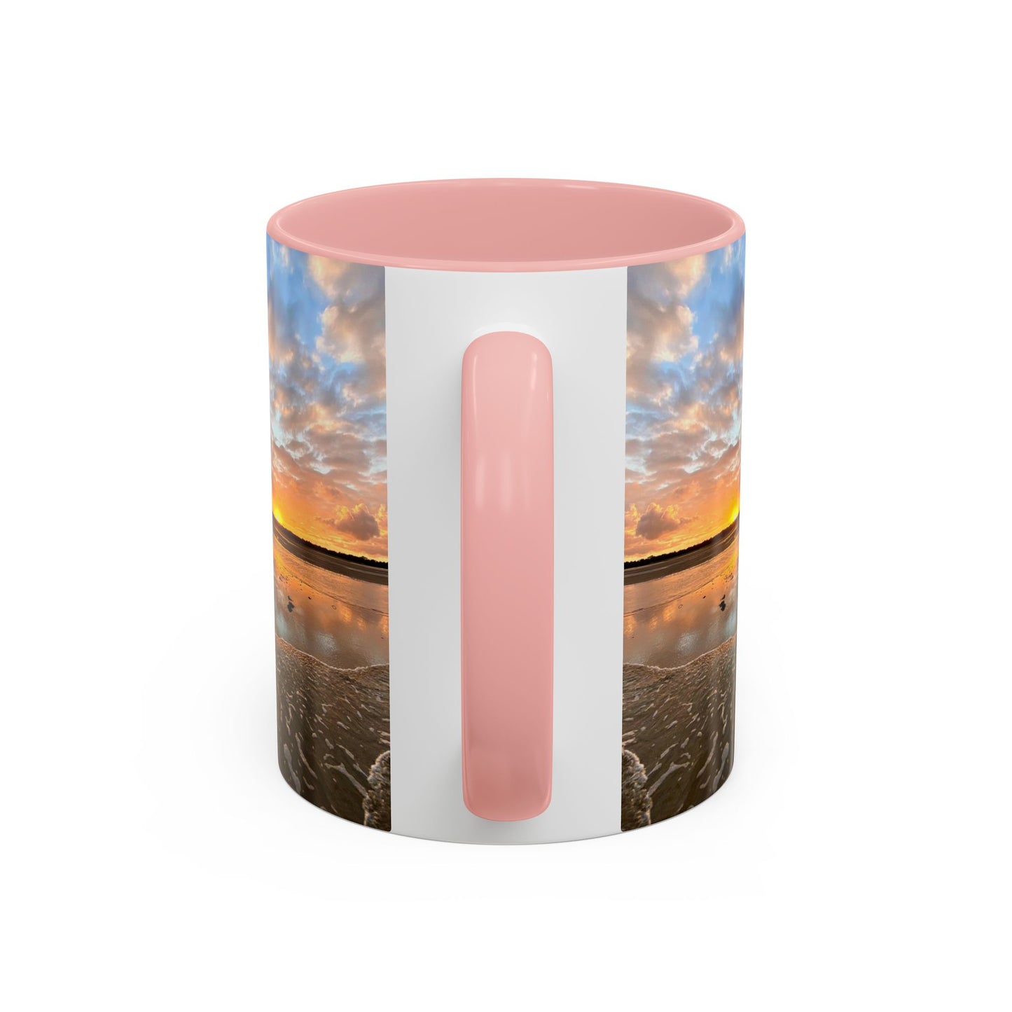 Purposely Wandering Coffee Mug - 11oz & 15oz with Sunset Beach Design