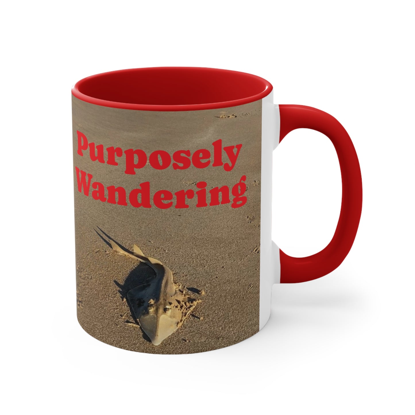 Fishing range- AUD PRINT Colorful Accent Mugs, 11oz