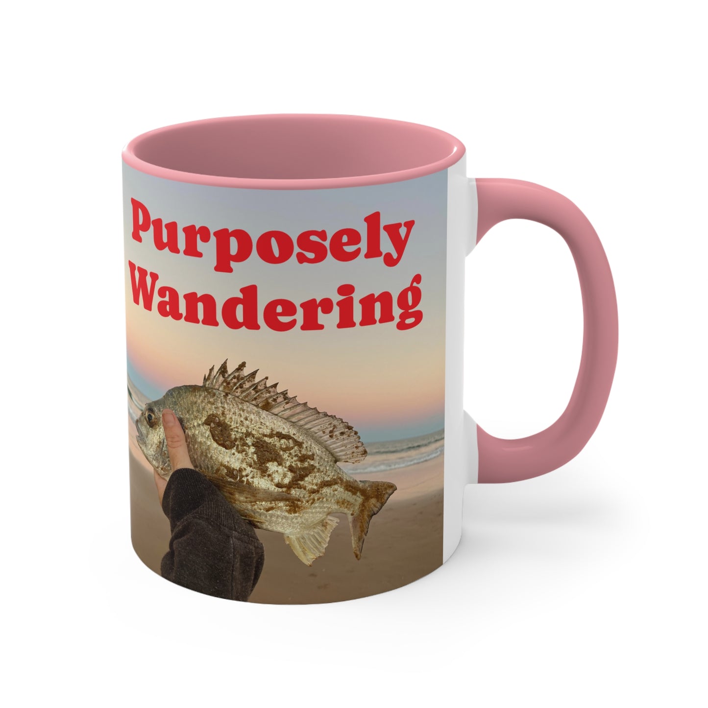 Fishing range- AUS PRINT Colorful Accent Mugs, 11oz