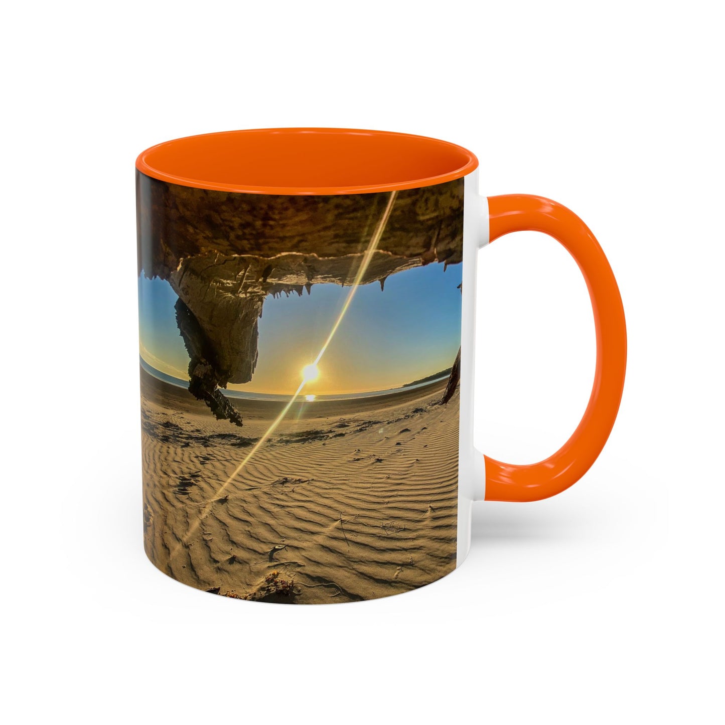 Purposely Wandering Accent Coffee Mug - Coastal Adventure Design - Perfect Gift for Nature Lovers