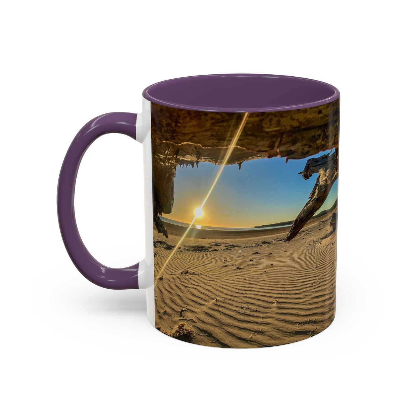 Purposely Wandering Accent Coffee Mug - Coastal Adventure Design - Perfect Gift for Nature Lovers