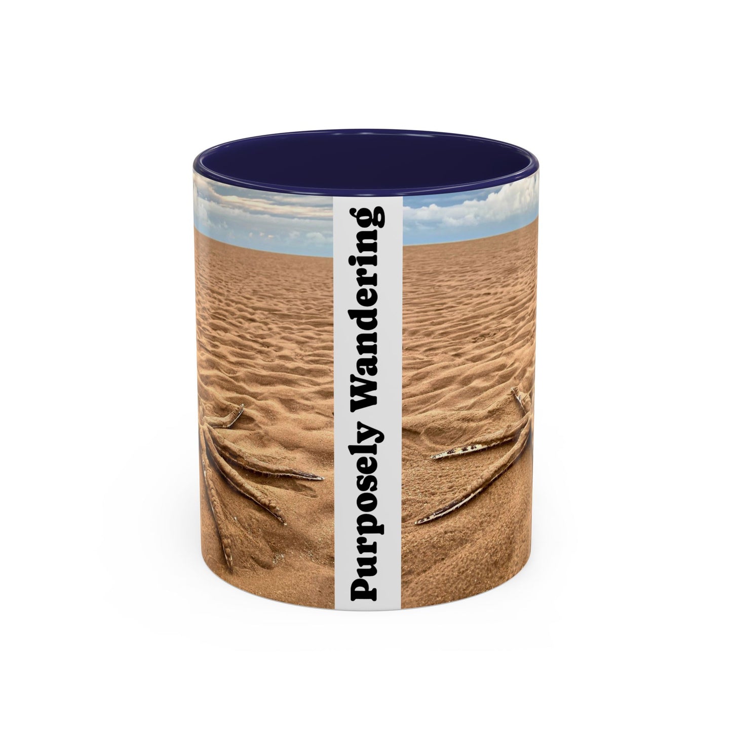 Purposely Wandering Accent Coffee Mug - Perfect Gift for Adventurers