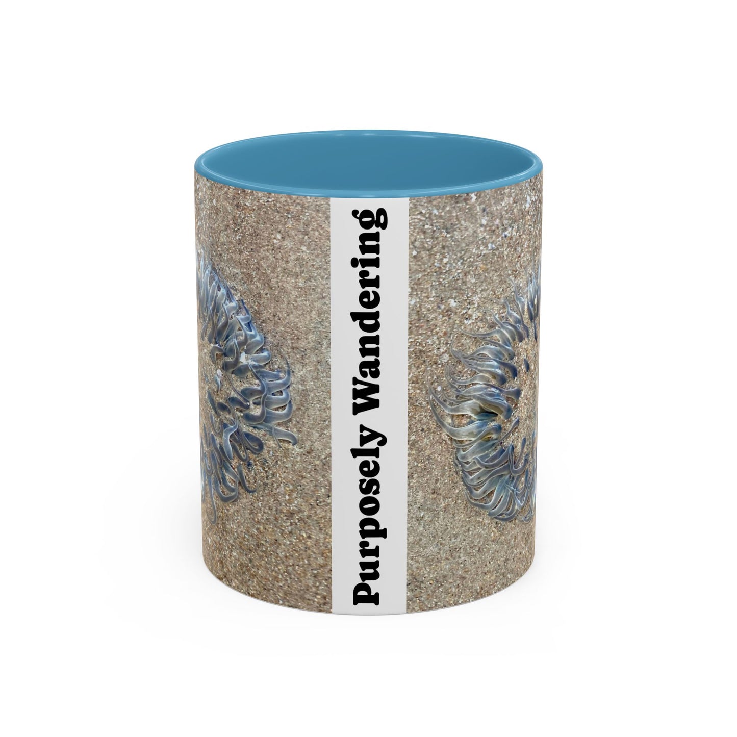 Purposely Wandering Mug – Accent Coffee Mug with Unique Jellyfish Design