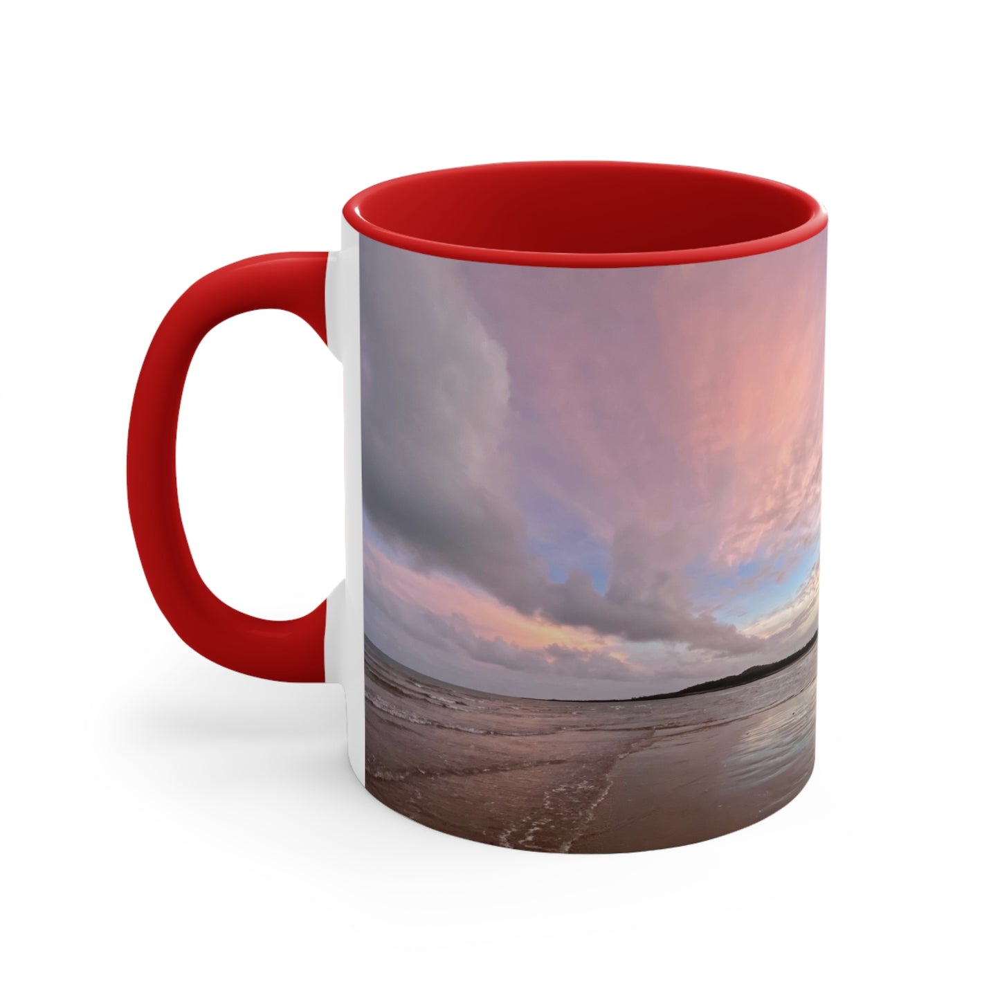 Beach Lovers range - AUD PRINT Colorful Accent Mugs, 11oz