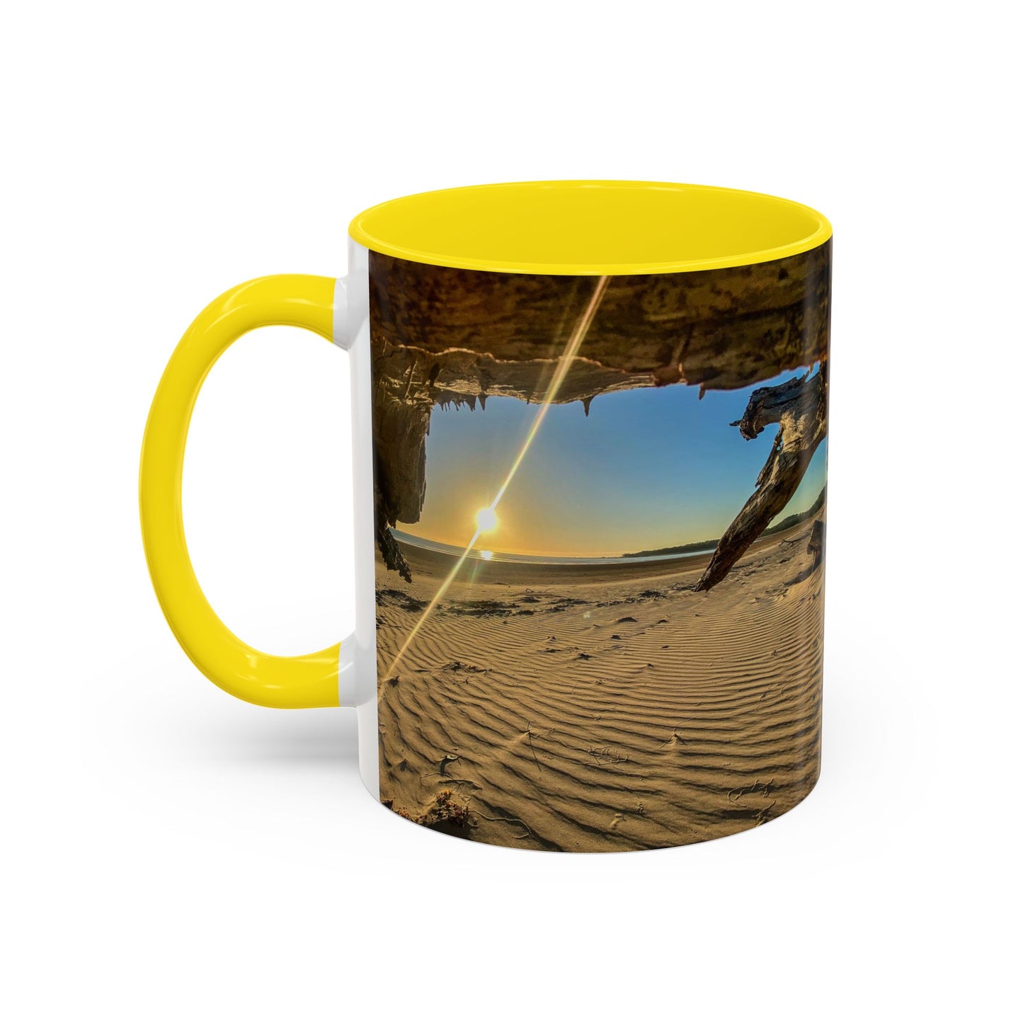Purposely Wandering Accent Coffee Mug - Coastal Adventure Design - Perfect Gift for Nature Lovers